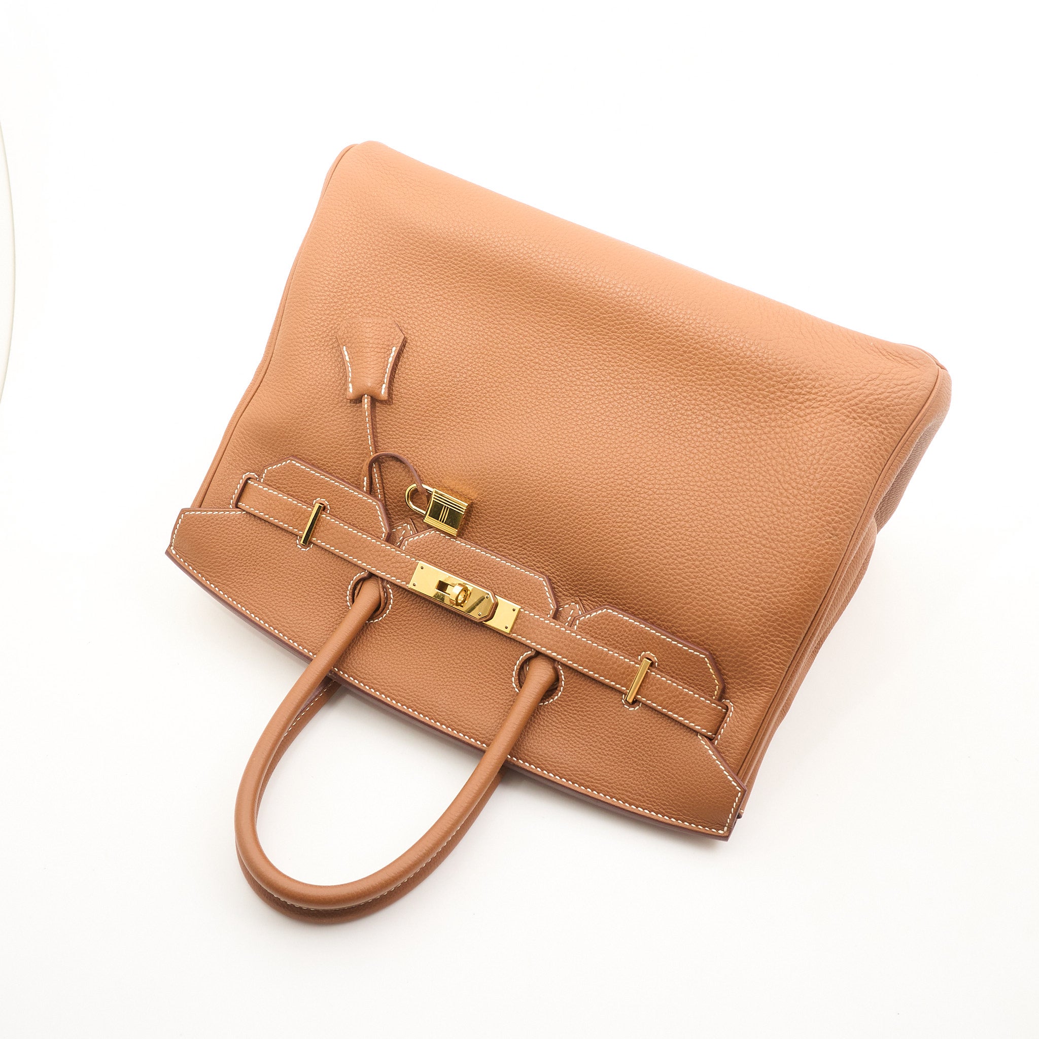 Hermes Birkin 35 Gold Togo GHW Stamp X (2016)