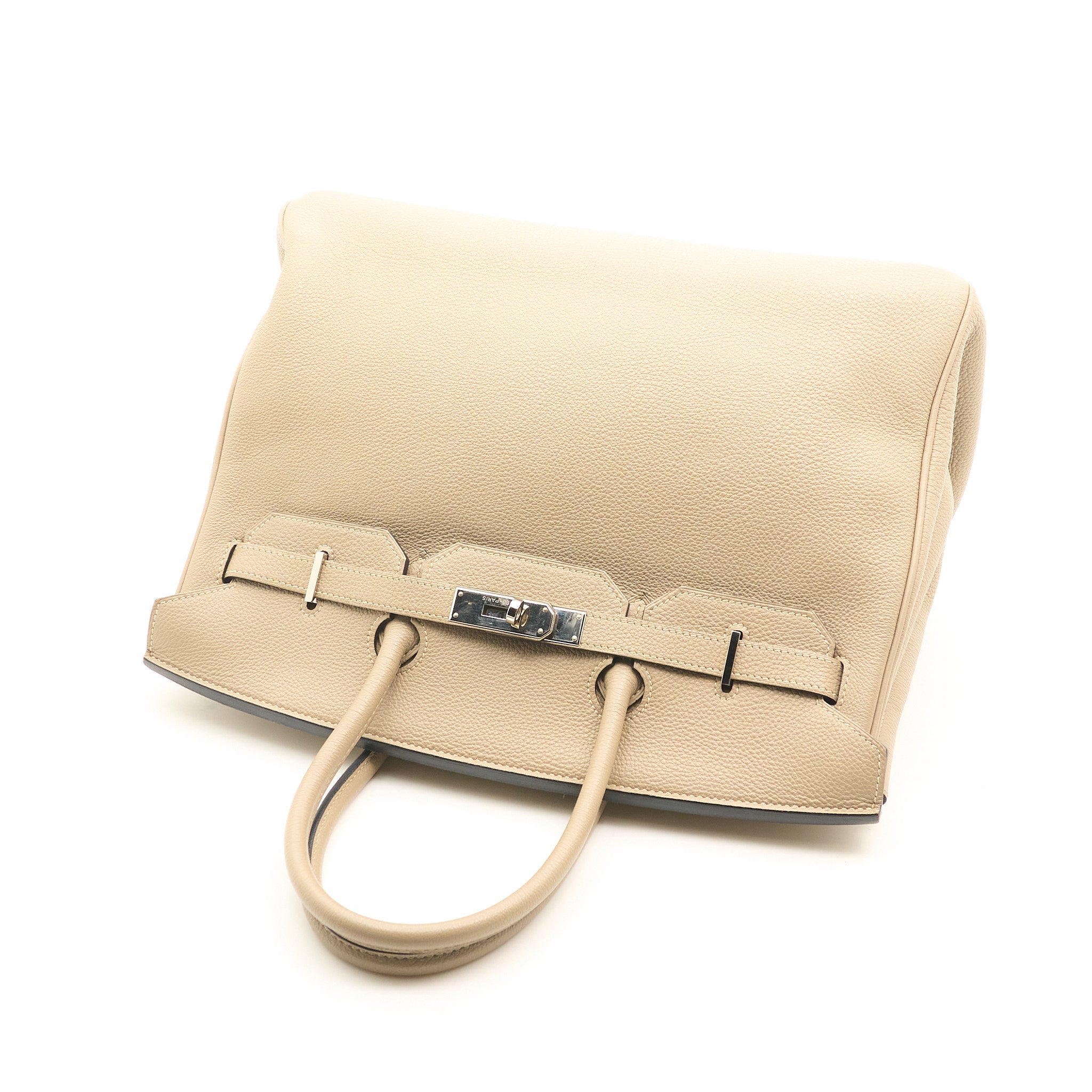 Hermes Birkin 35 Gris Touterelle Togo PHW