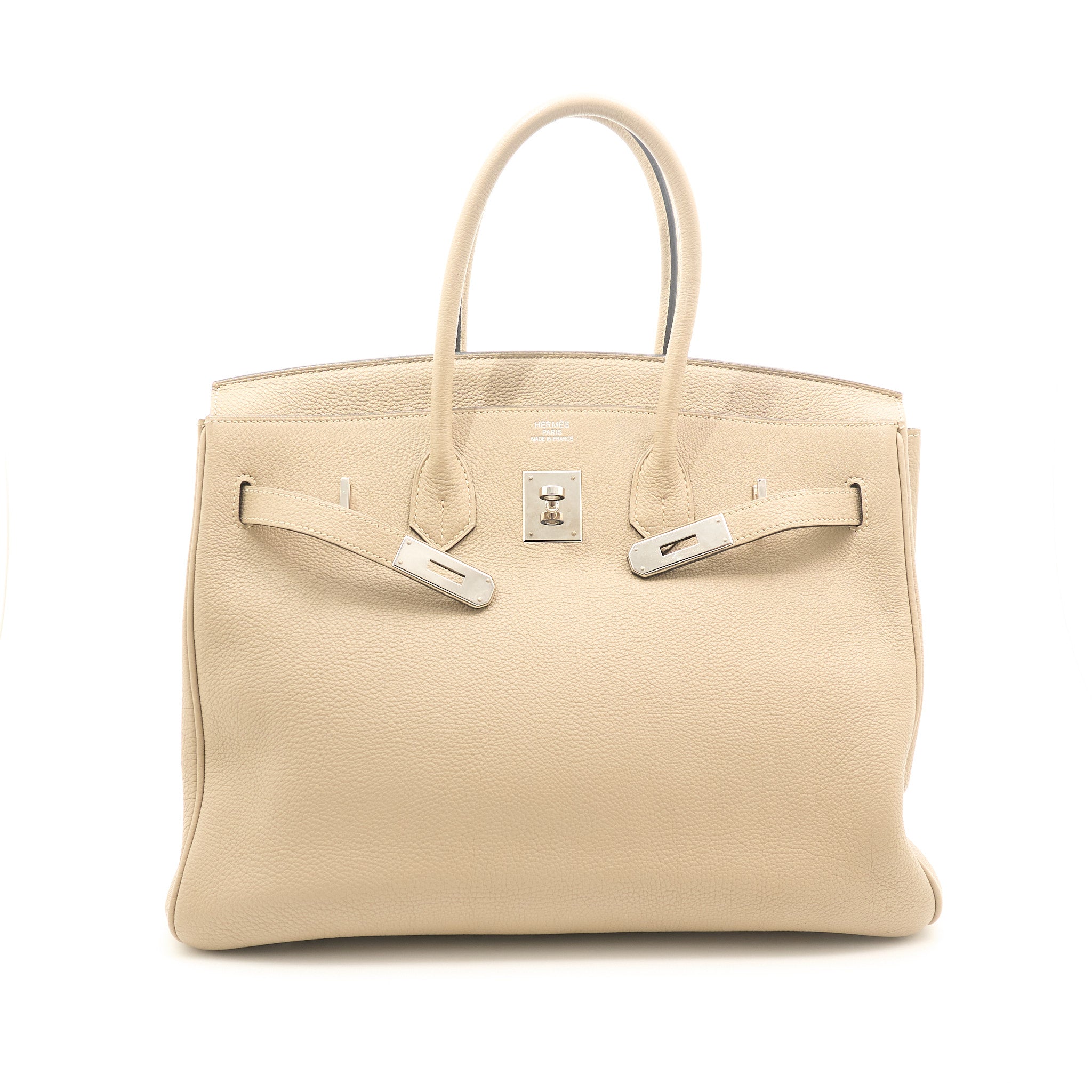 Hermes Birkin 35 Gris Touterelle Togo PHW