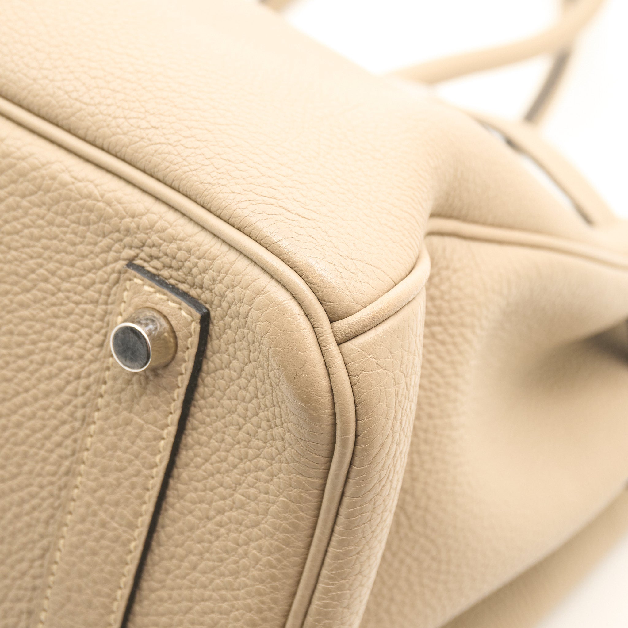 Hermes Birkin 35 Gris Touterelle Togo PHW