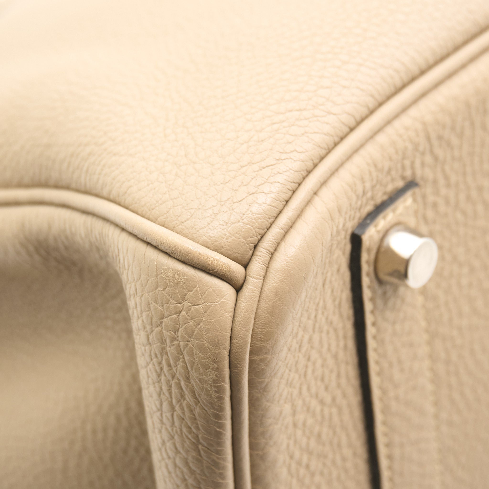 Hermes Birkin 35 Gris Touterelle Togo PHW