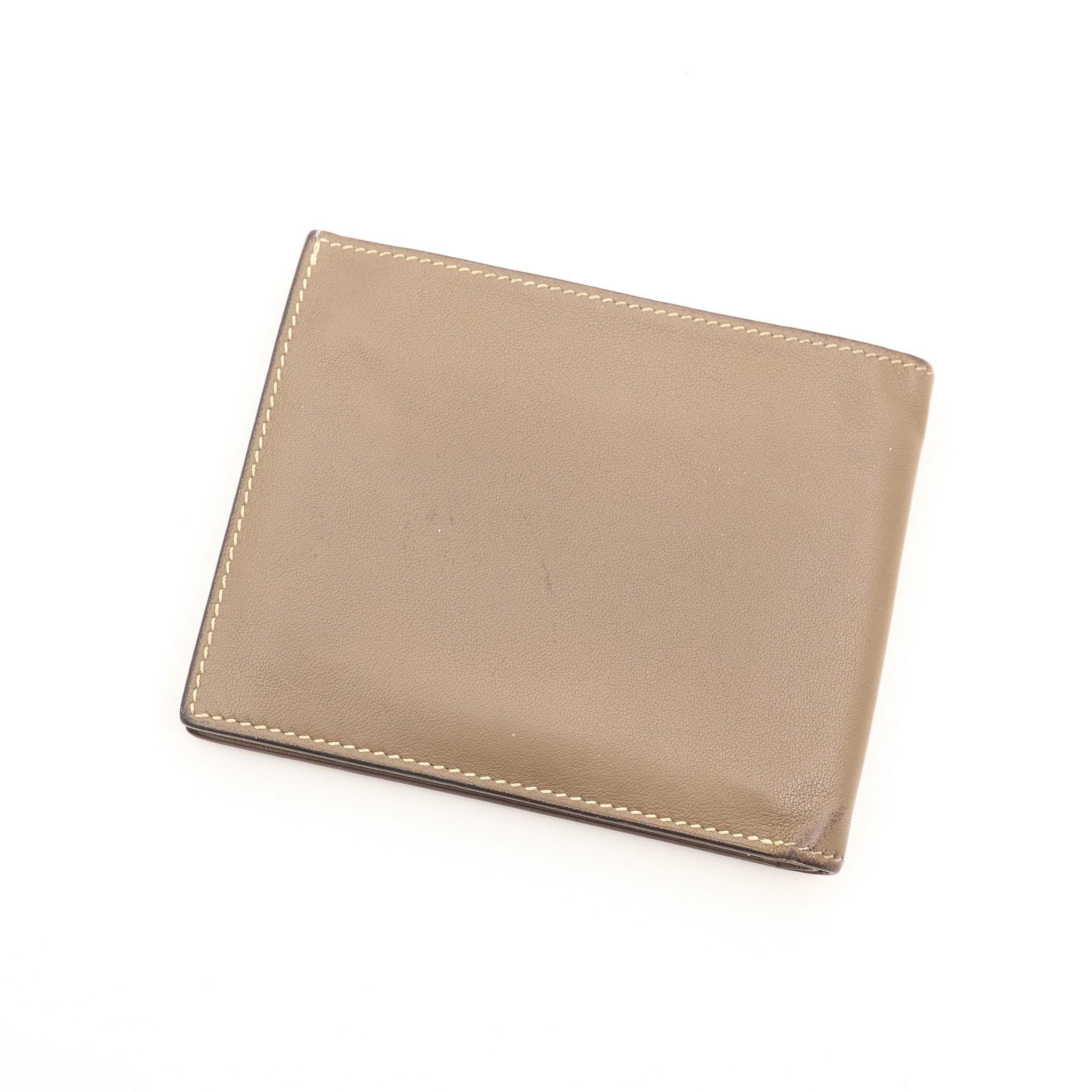 Hermes Citizen Compact Wallet in Etoupe Swift Calfskin