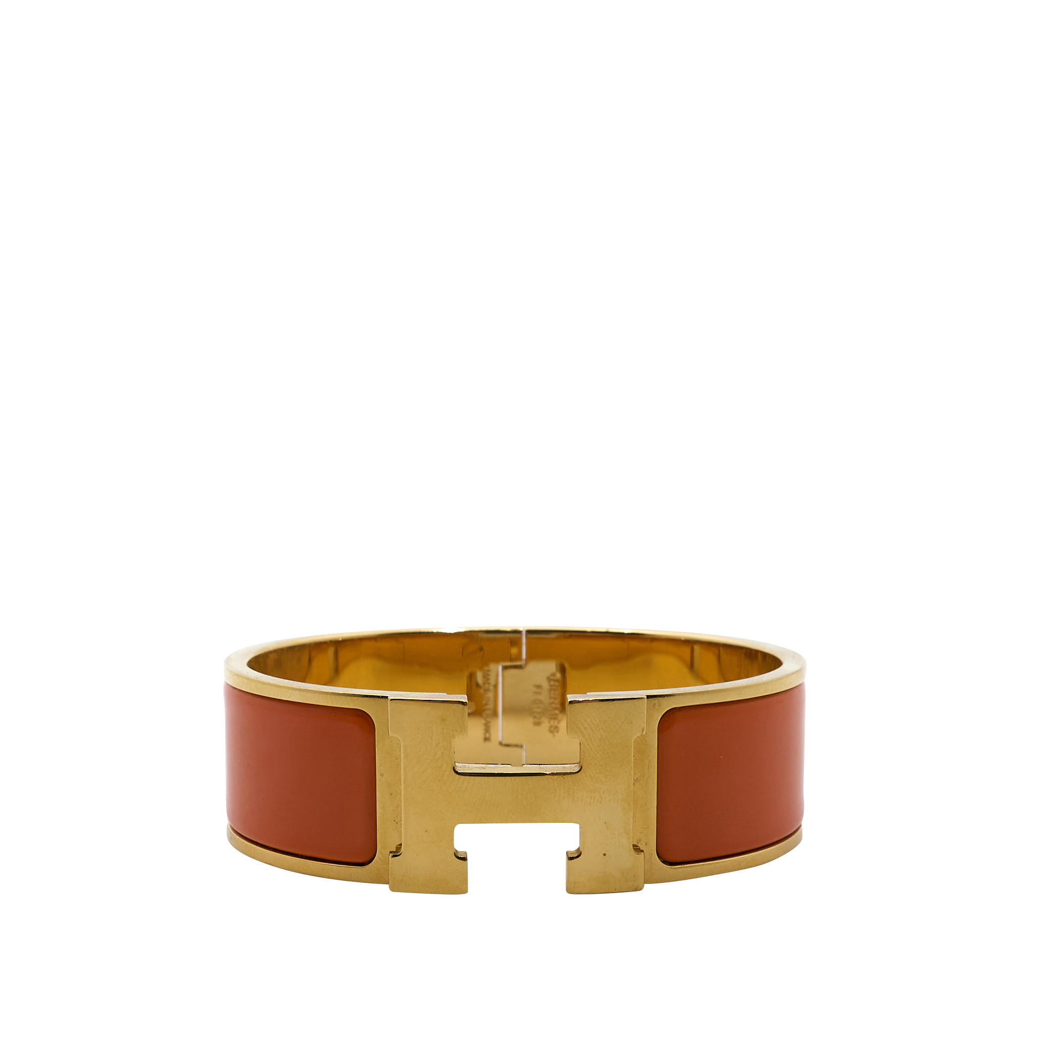 Hermes Clic Clac H Bracelet Orange GM