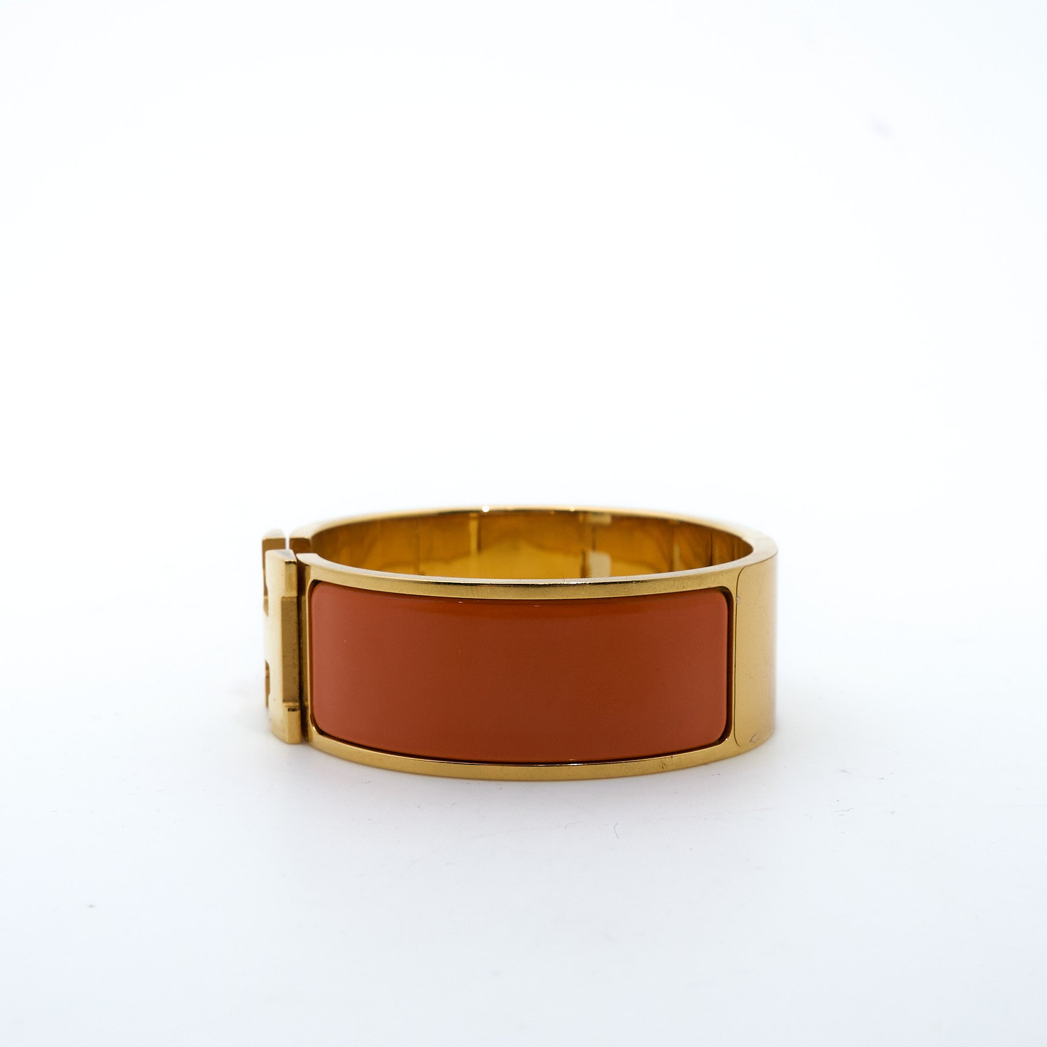 Hermes Clic Clac H Bracelet Orange GM