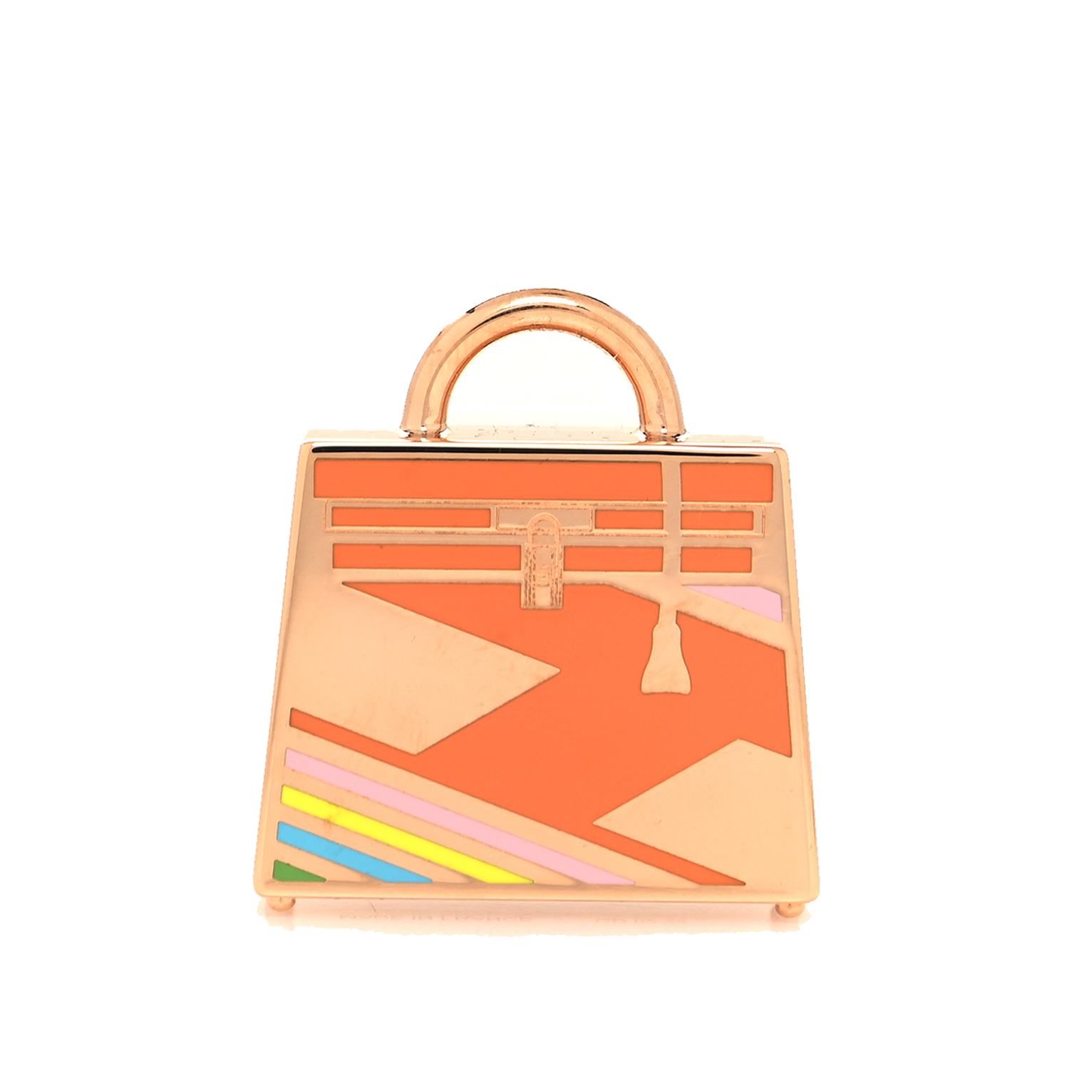 Hermes Curiosite Kelly Laque H Vibration Charm