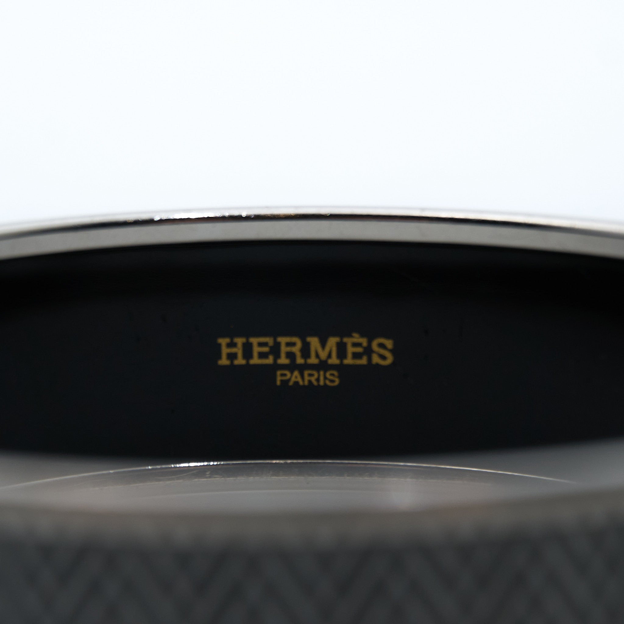 Hermes Enamel Spirographic Blue Bangle