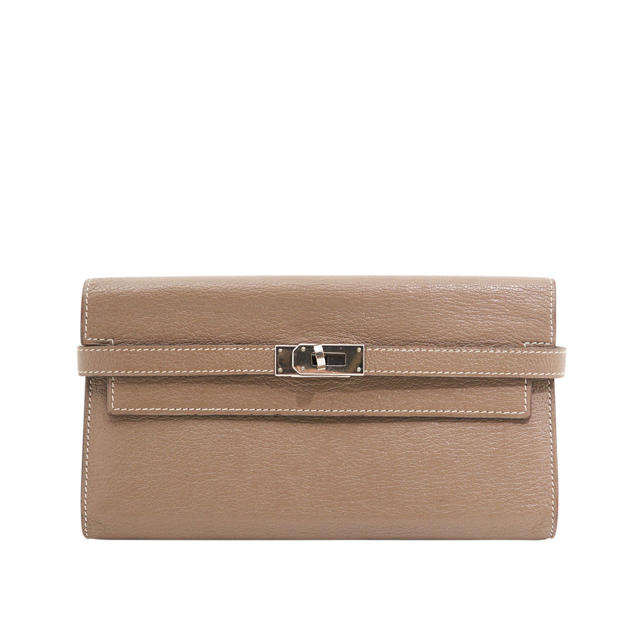 Hermes Kelly To Go in Etoupe PHW