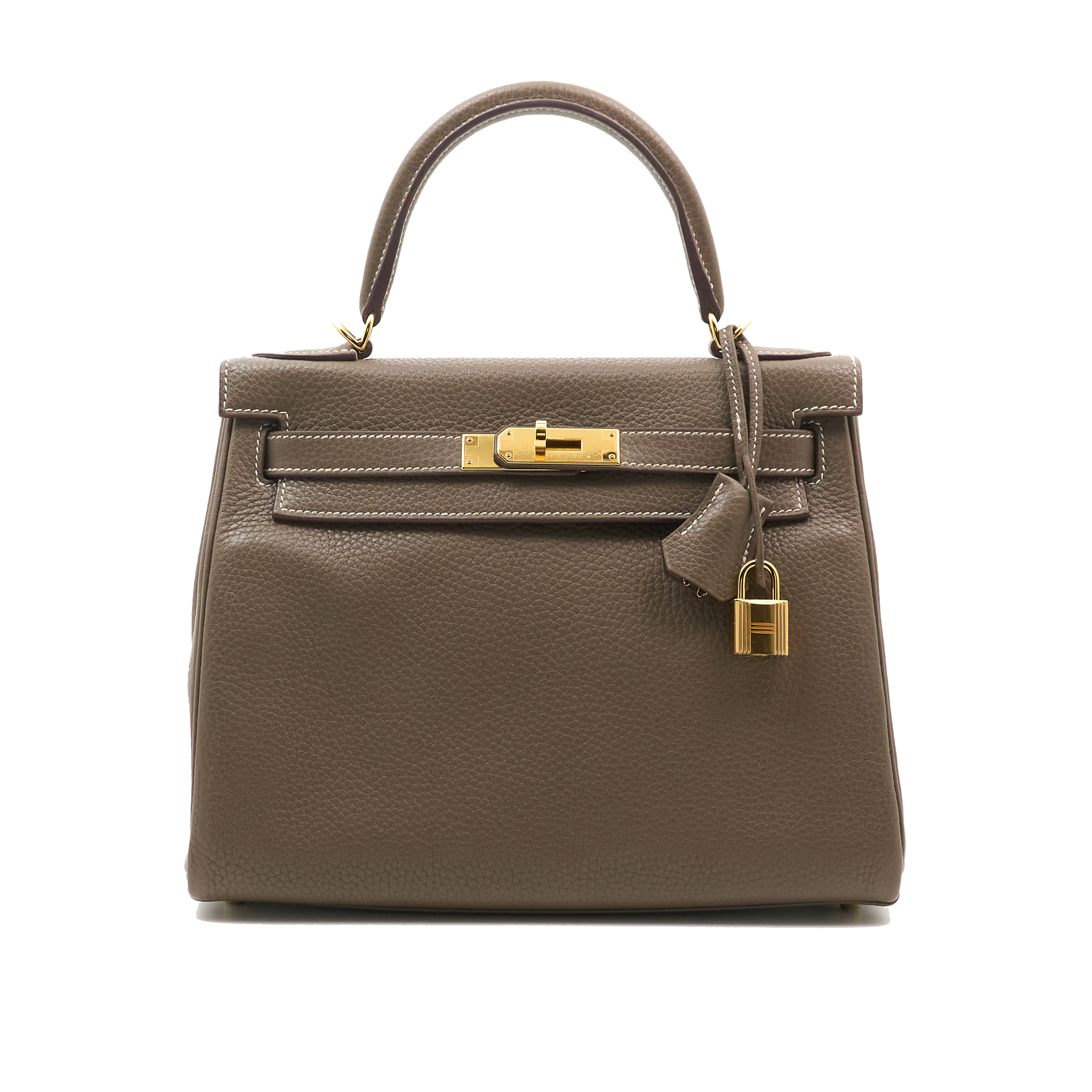 Hermes Kelly 28 Retourne Etoupe Stamp T (2015)