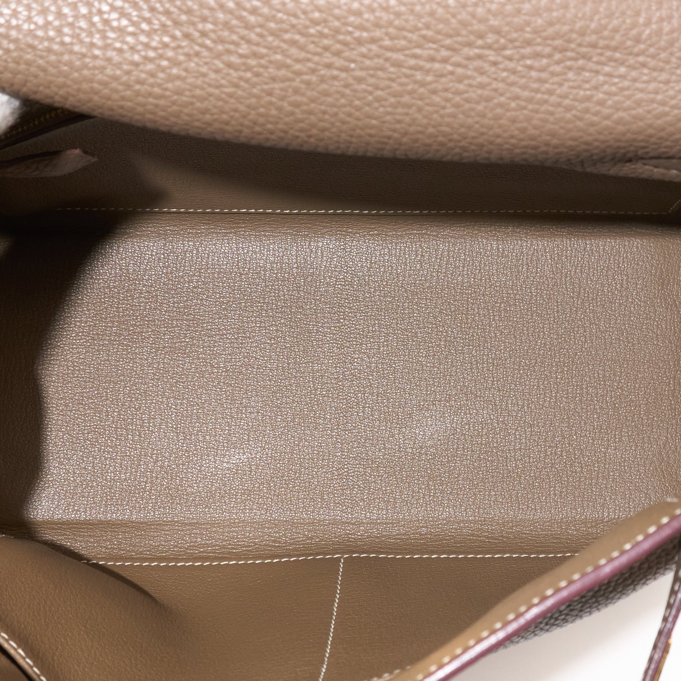Hermes Kelly 28 Retourne Etoupe Stamp T (2015)