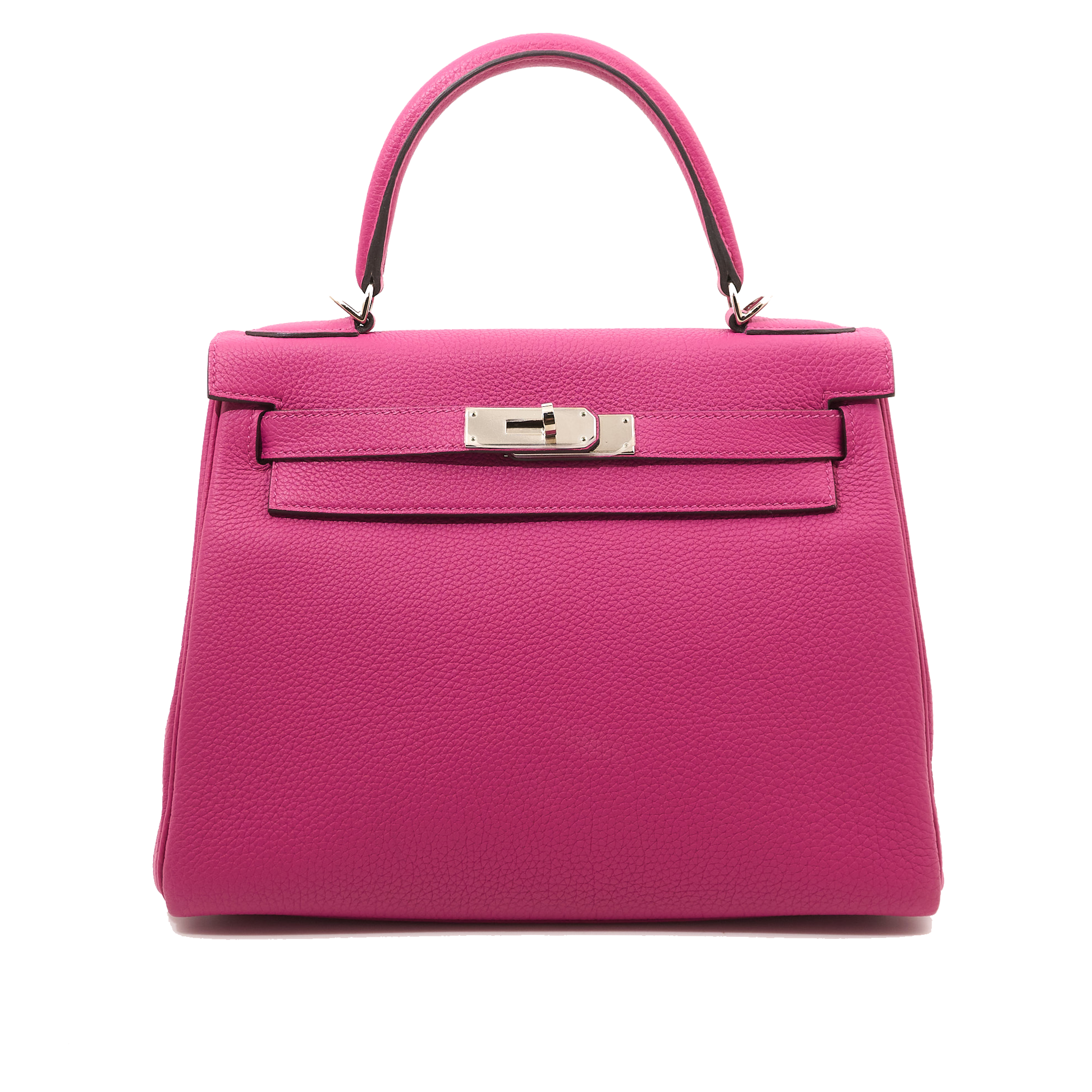 Hermès Kelly 28 Togo Rose Pourpre PHW Stamp C (2018)