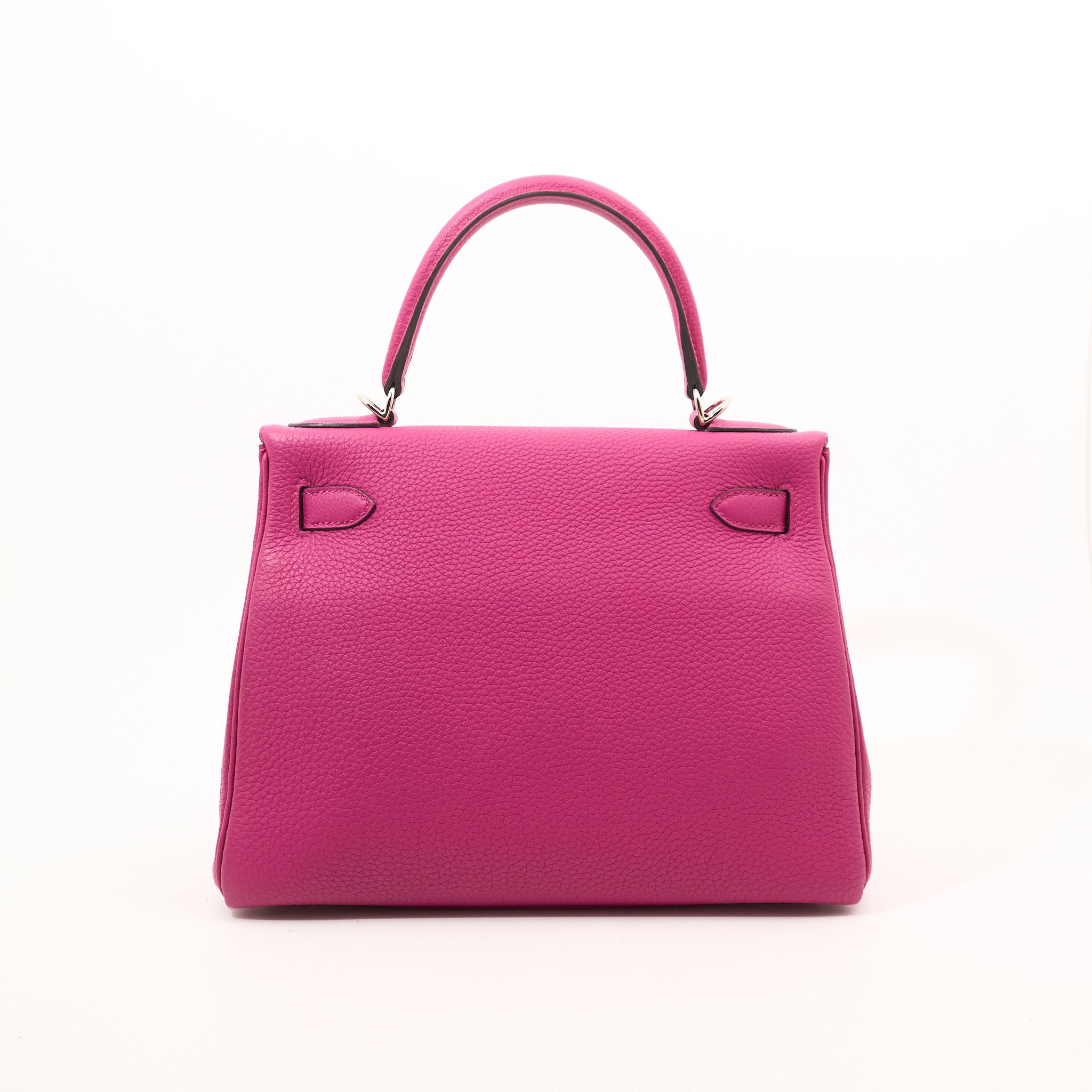 Hermès Kelly 28 Togo Rose Pourpre PHW Stamp C (2018)