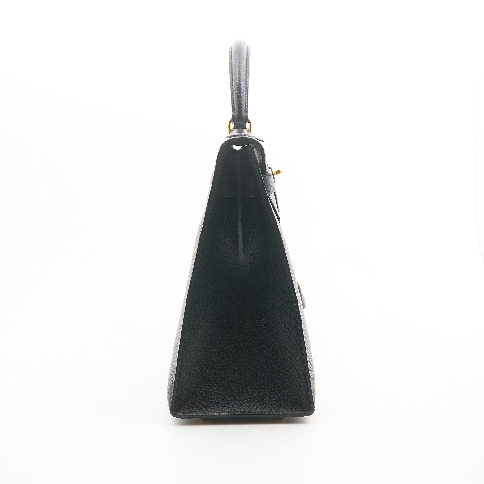 Hermes Kelly 32 Black GHW Circle Stamp Z (1996)
