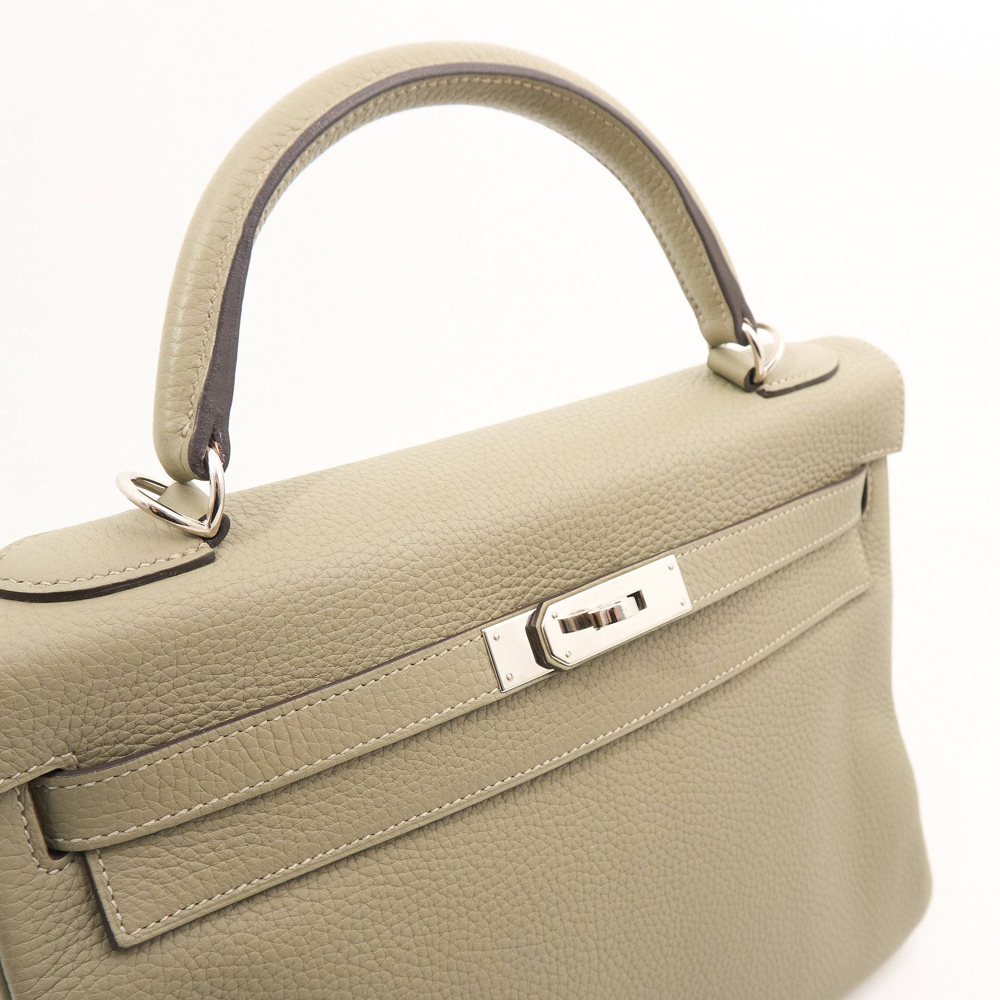 Hermes Kelly 32 Clemence Sauge Stamp X (2016) PHW