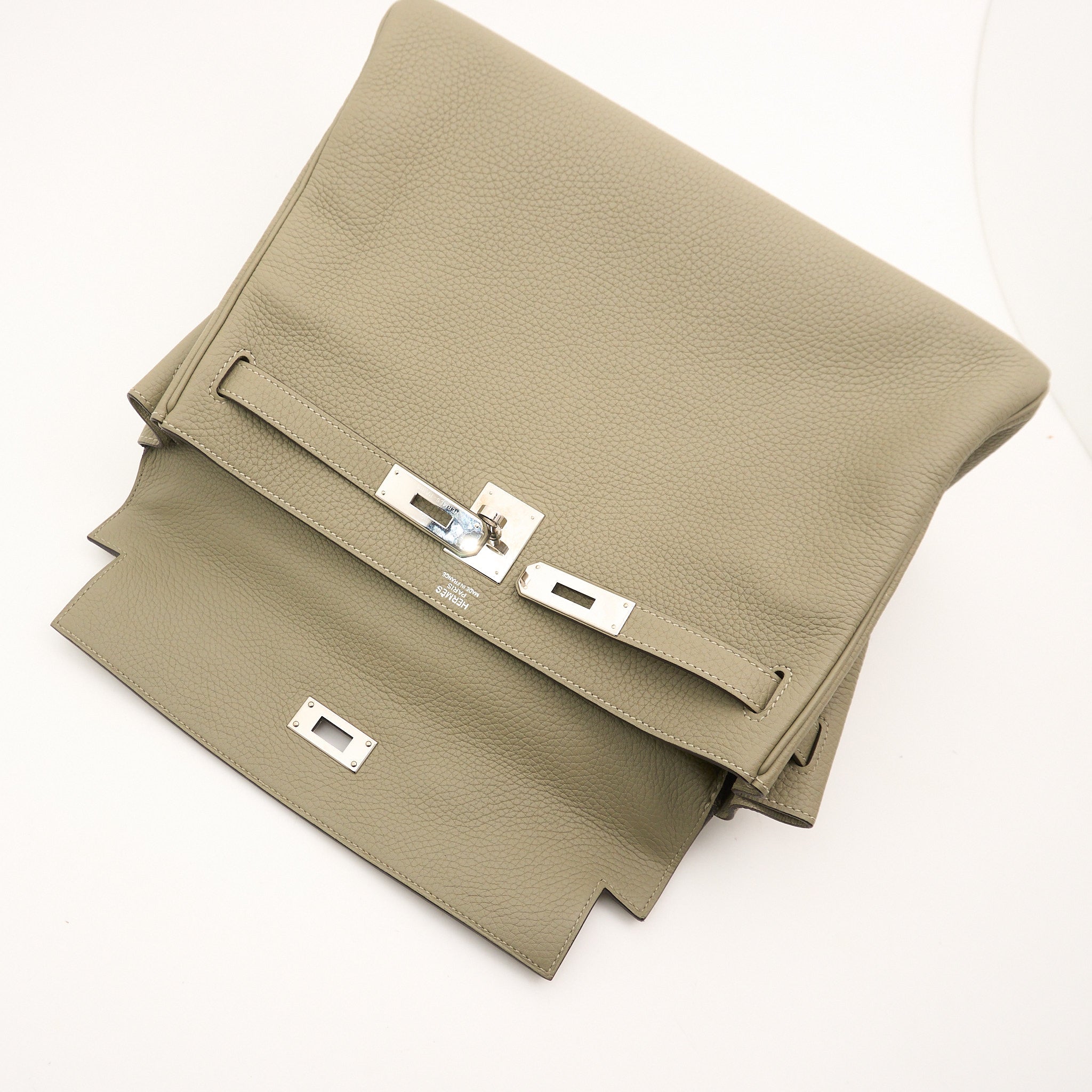 Hermes Kelly 32 Clemence Sauge Stamp X (2016) PHW