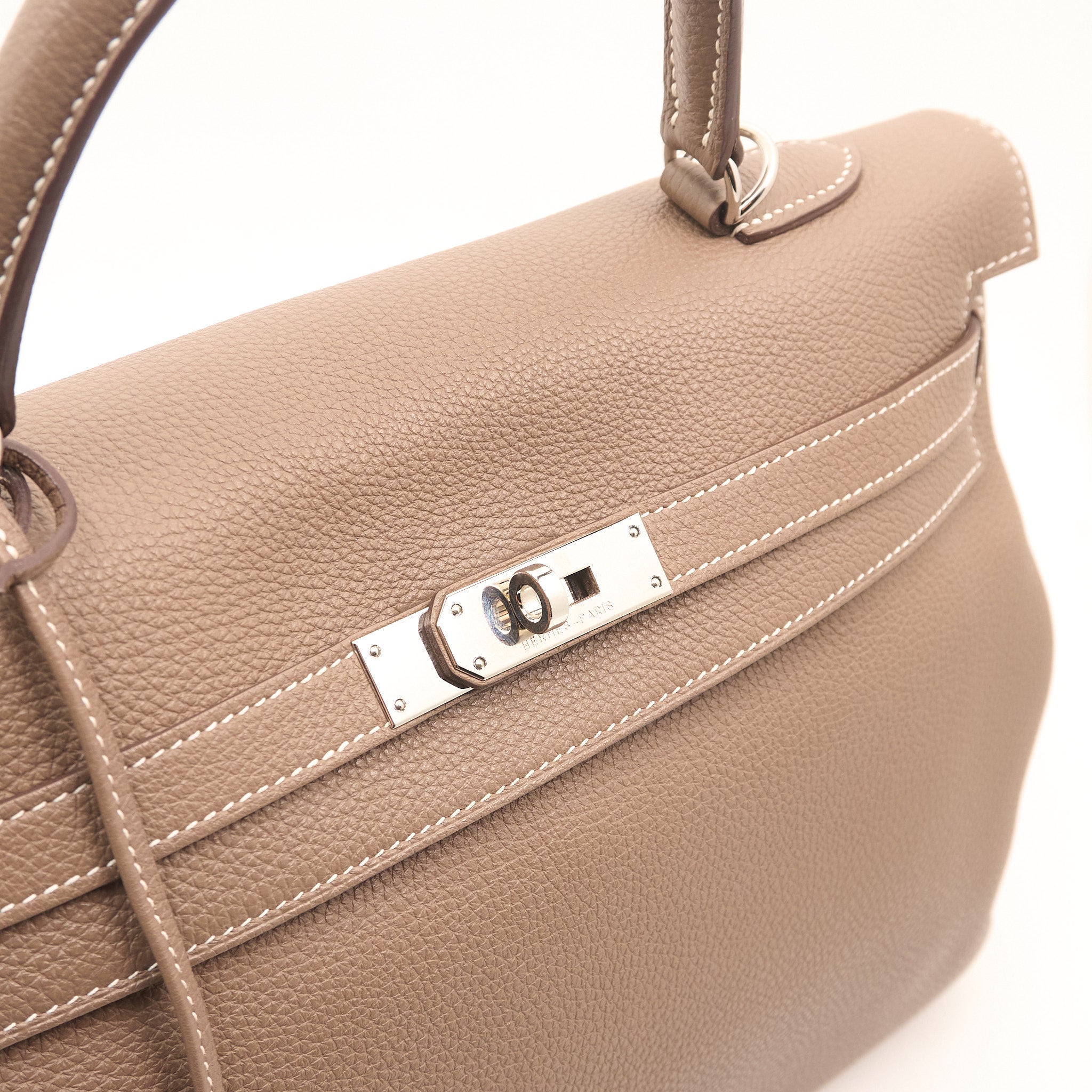 Hermes Kelly 35 Togo Etoupe PHW