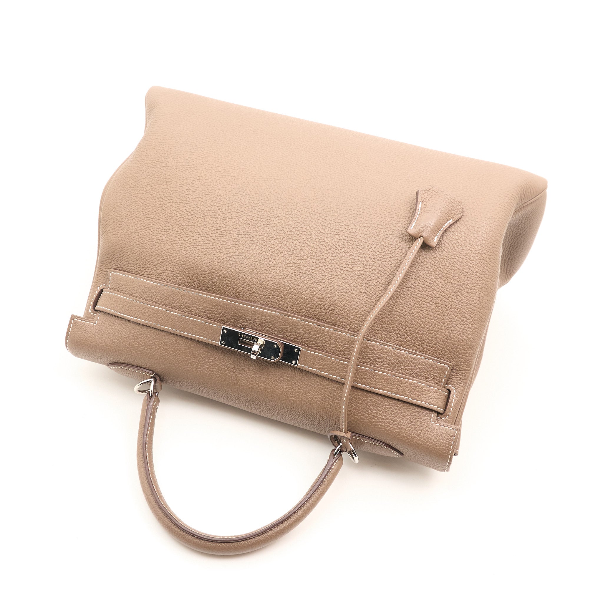 Hermes Kelly 35 Togo Etoupe PHW