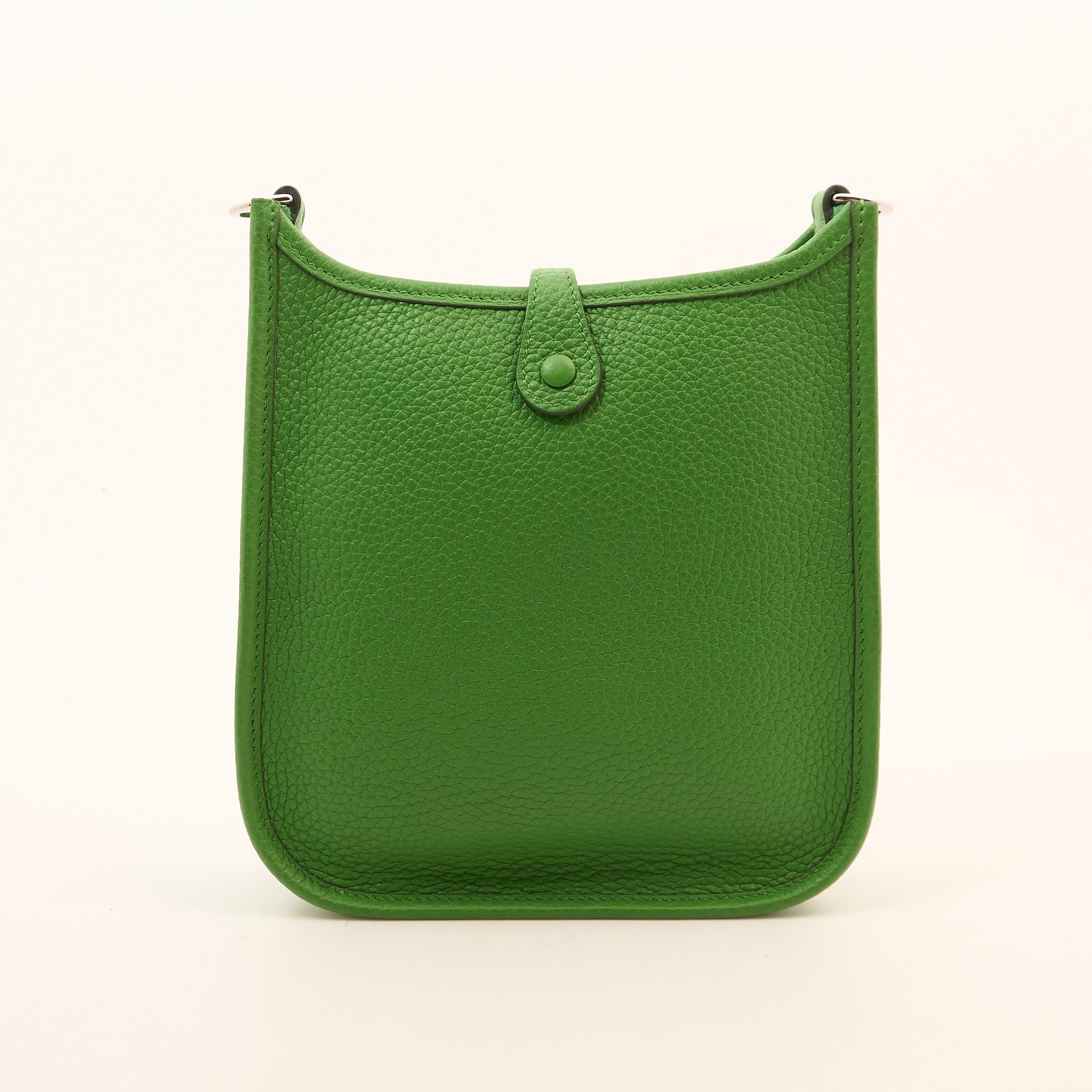 Hermes Mini Evelyne Clemence Vert Yucca PHW