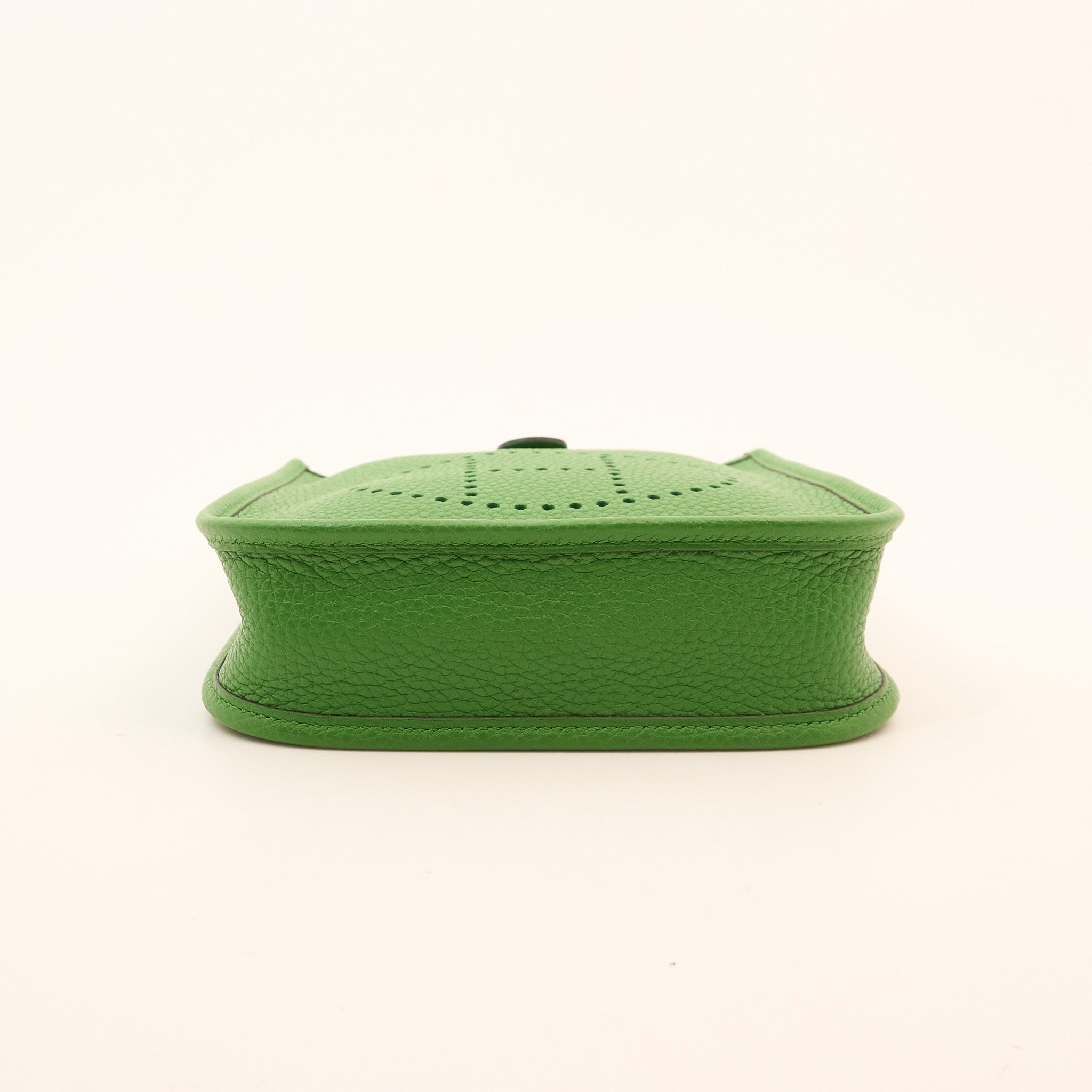 Hermes Mini Evelyne Clemence Vert Yucca PHW