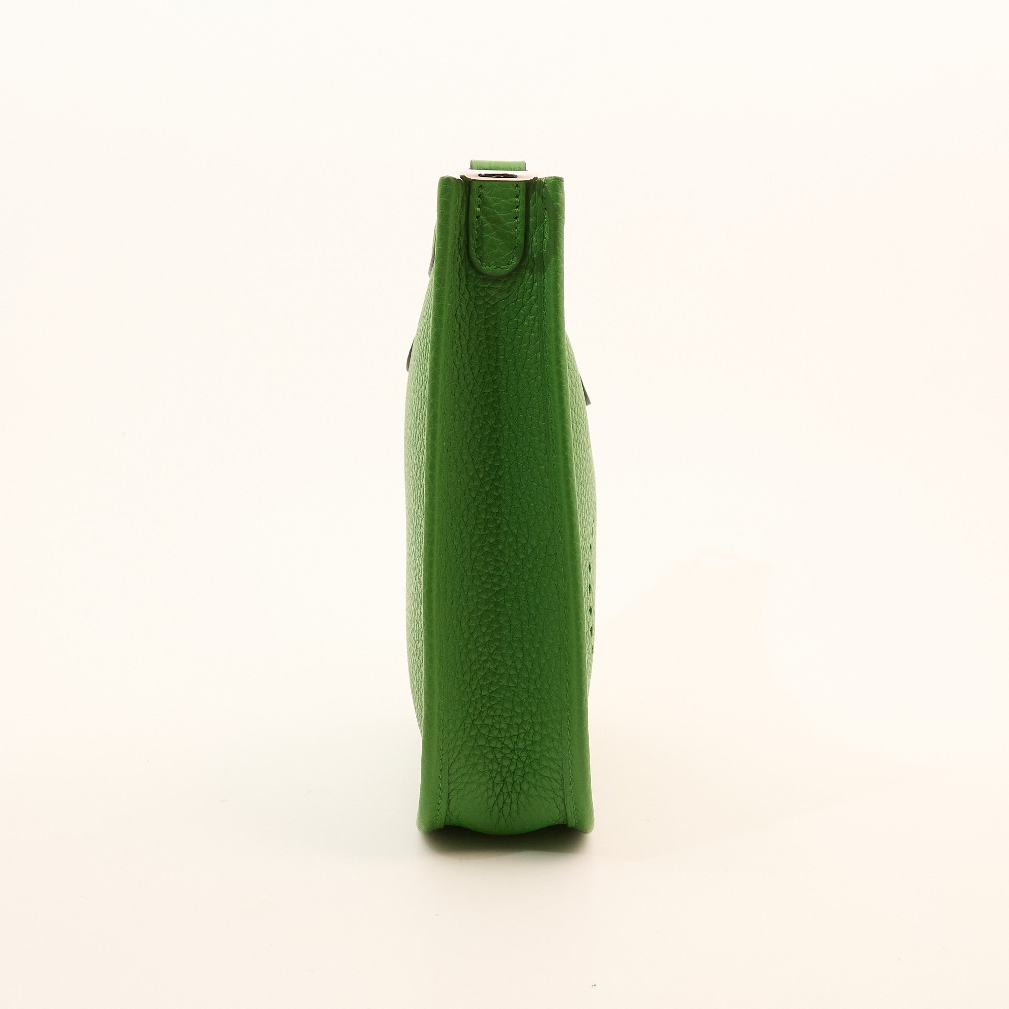 Hermes Mini Evelyne Clemence Vert Yucca PHW