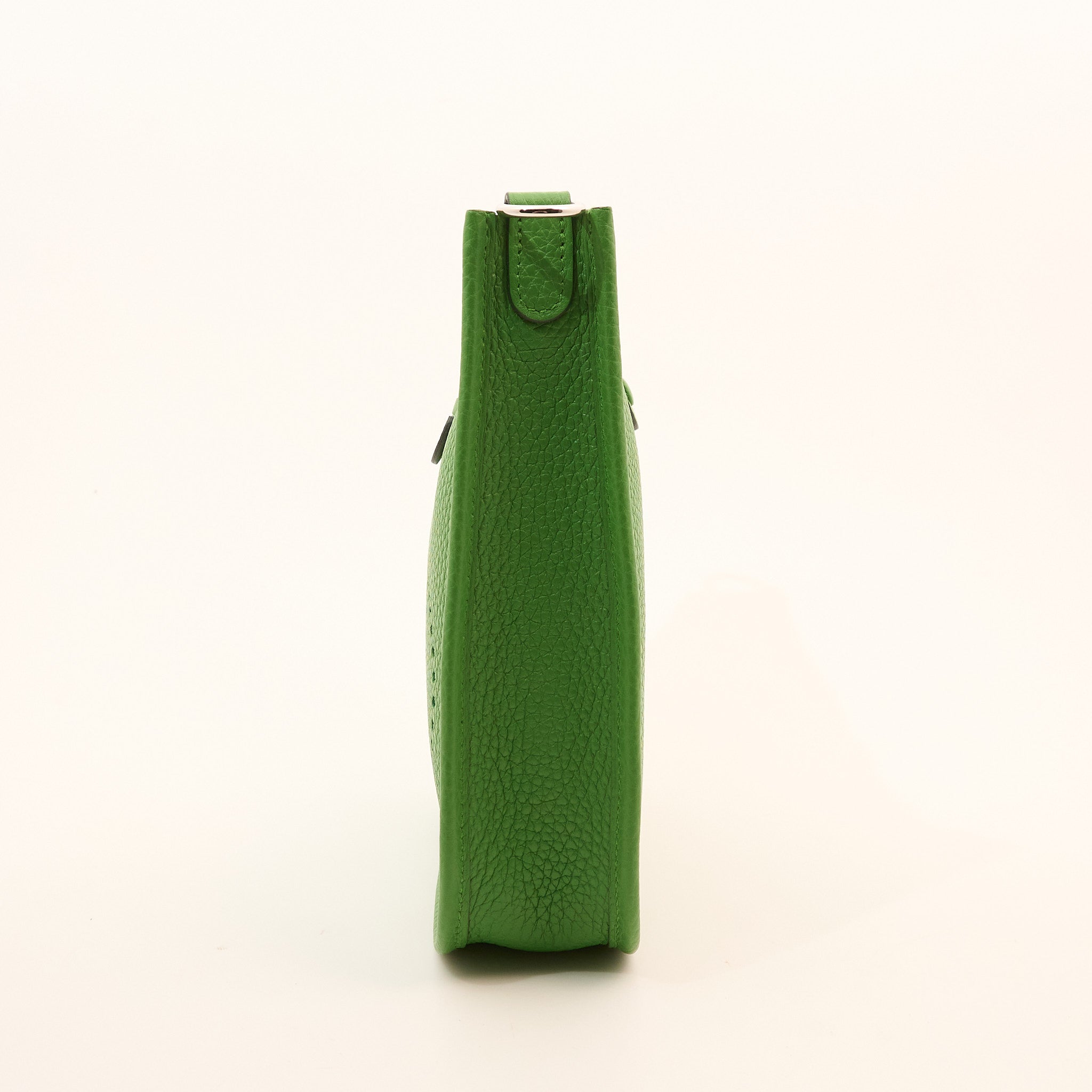 Hermes Mini Evelyne Clemence Vert Yucca PHW