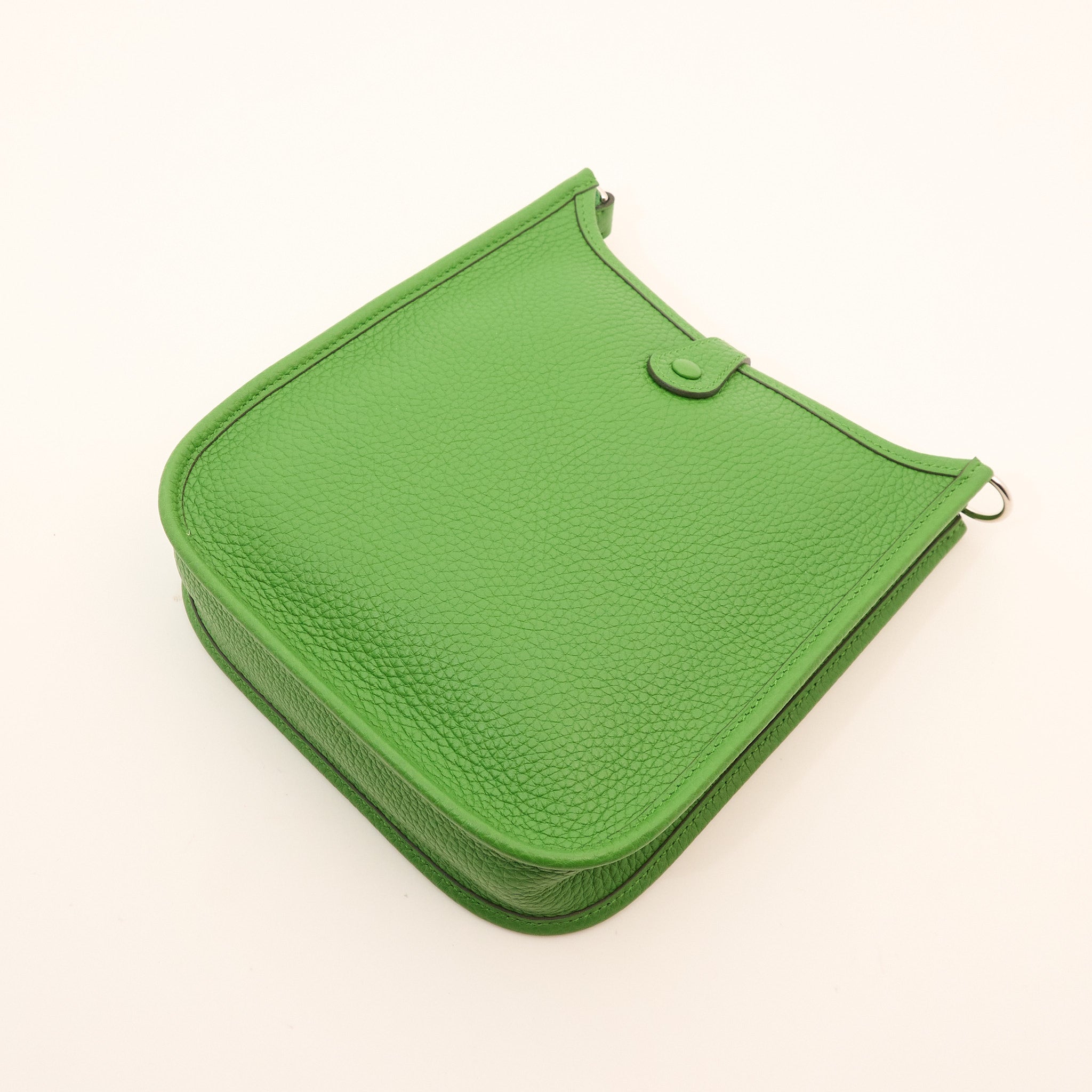 Hermes Mini Evelyne Clemence Vert Yucca PHW