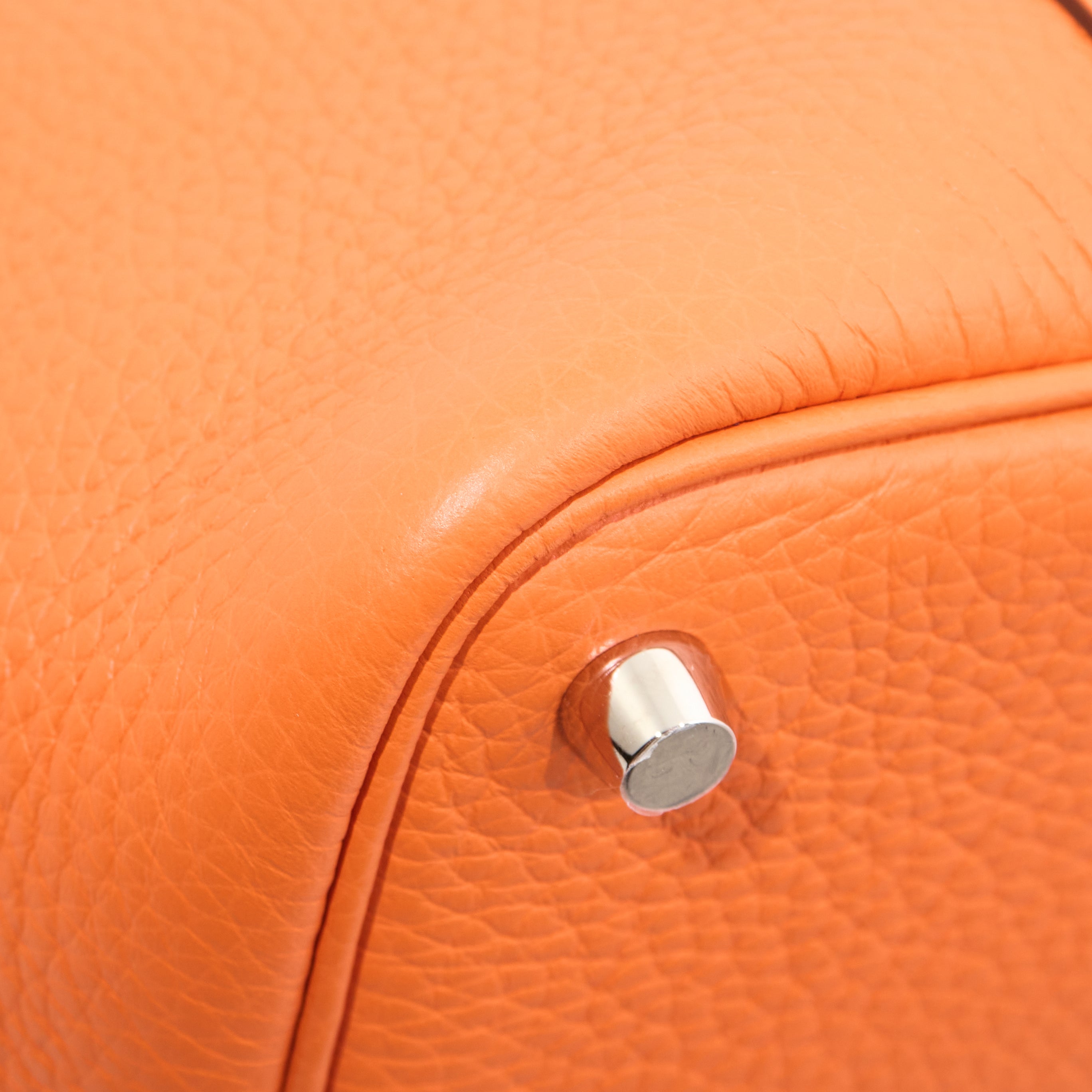 Hermès Picotin Lock 18 Orange Taurillon Clemence Bag