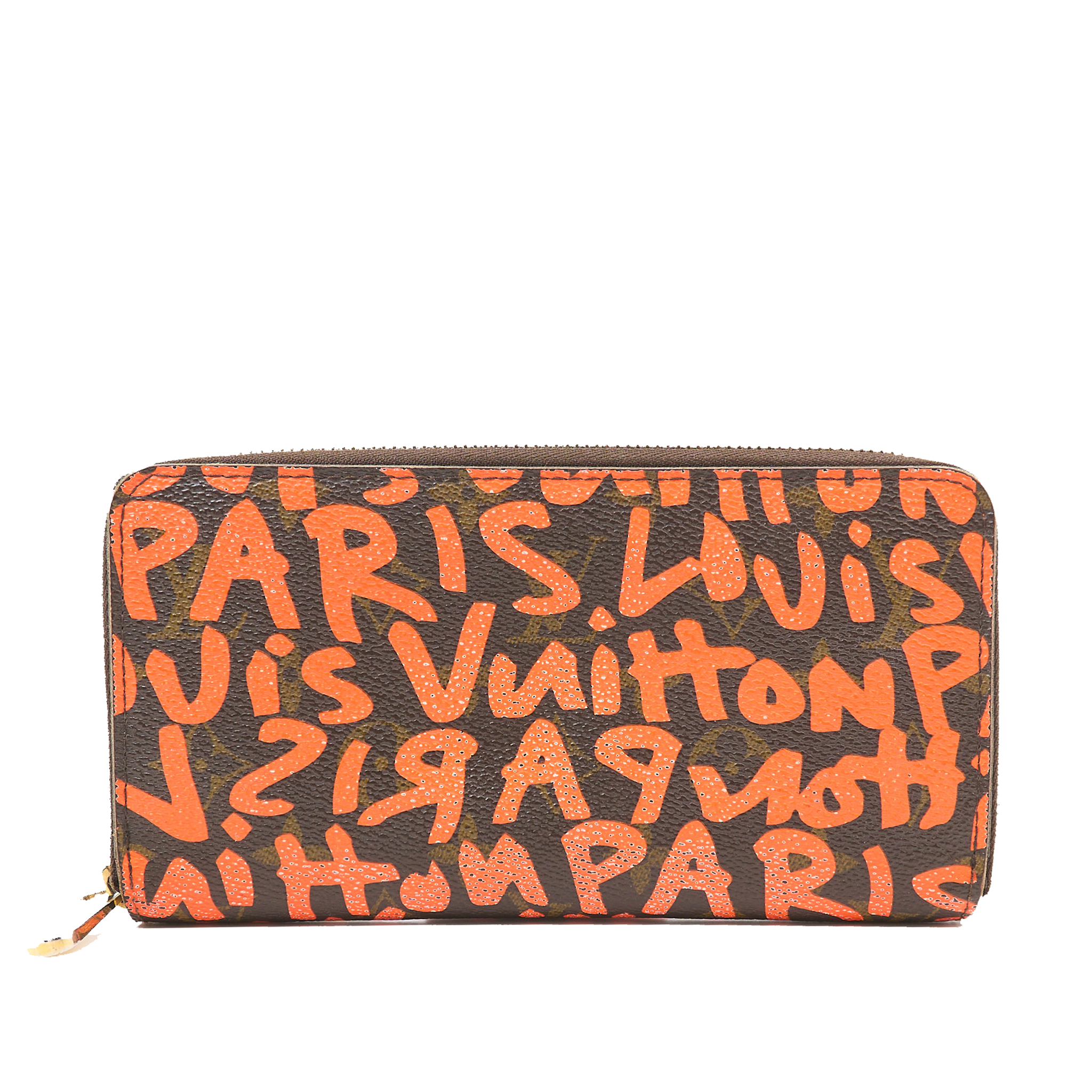 Louis Vuitton Stephen Sprouse Orange Graffiti Zippy Wallet Long Zip Around