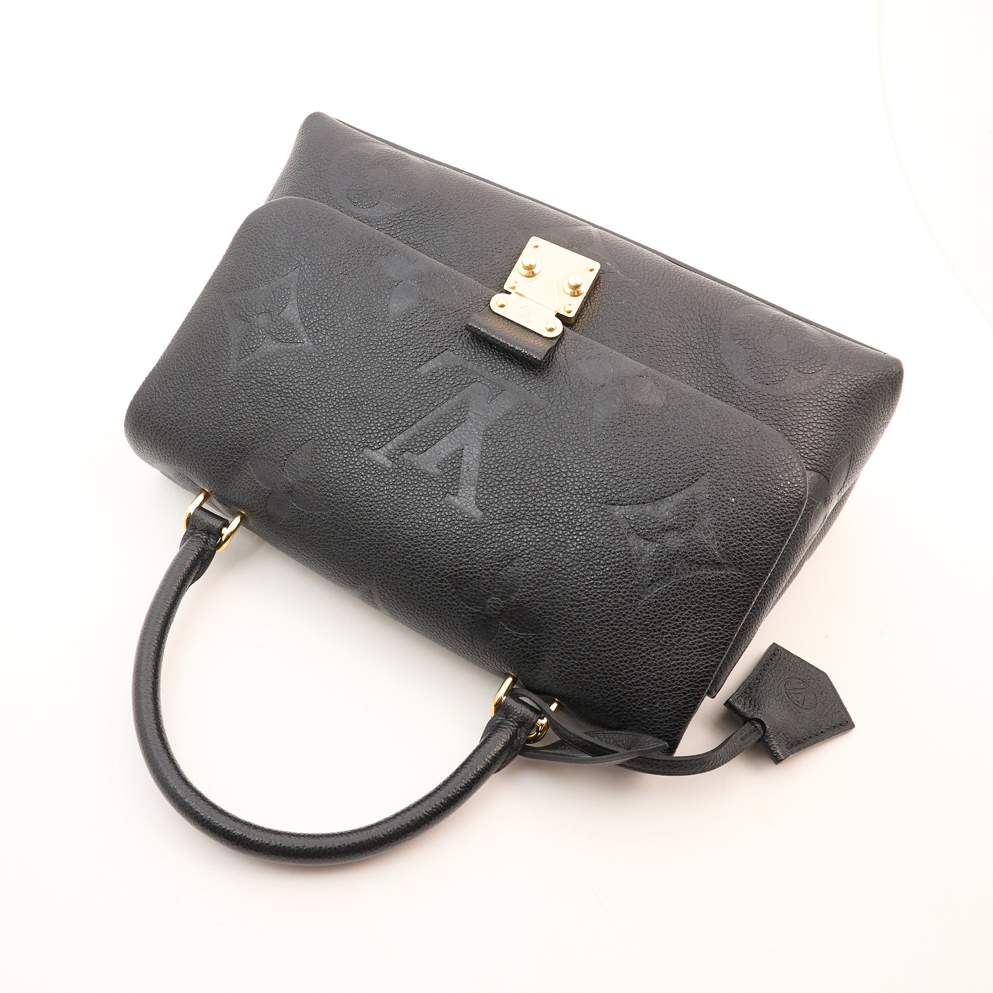Louis Vuitton MM Monogram Empriente Leather Black Bag