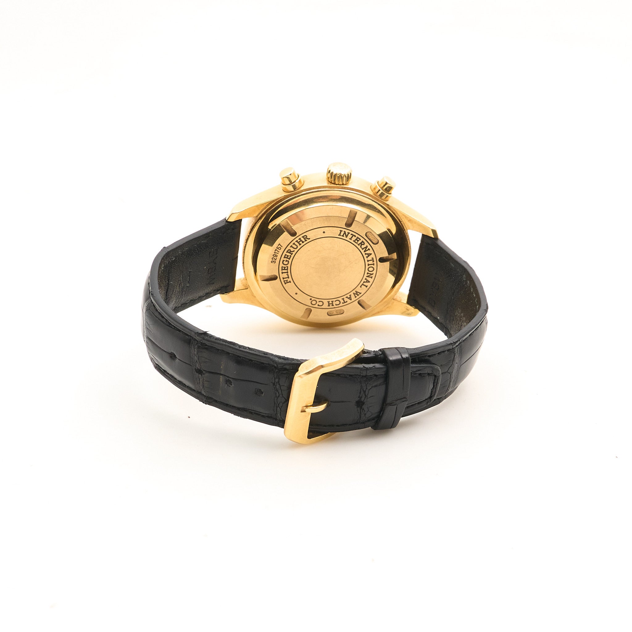 IWC Pilots 18ct Gold Chronograph Automatic Watch