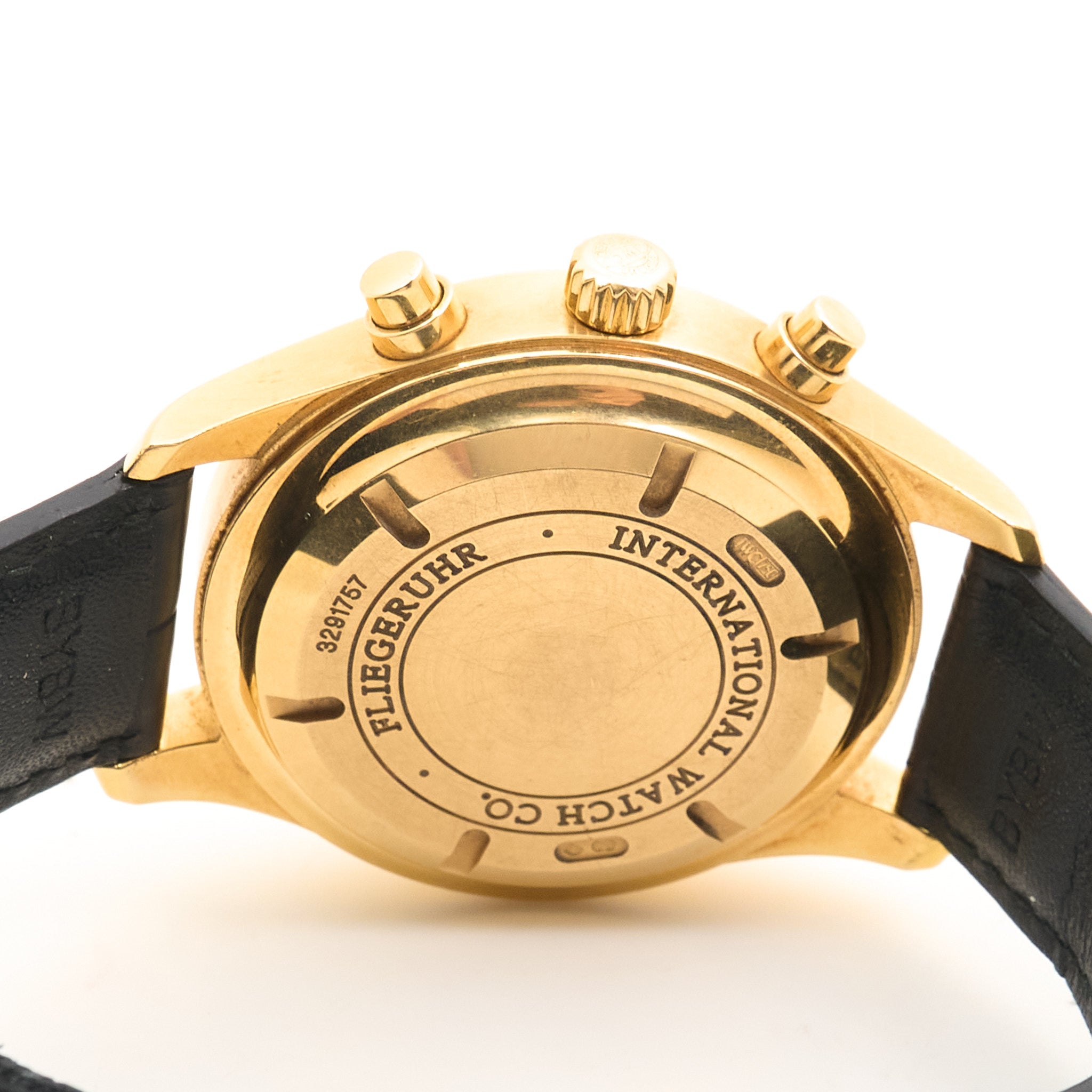 IWC Pilots 18ct Gold Chronograph Automatic Watch