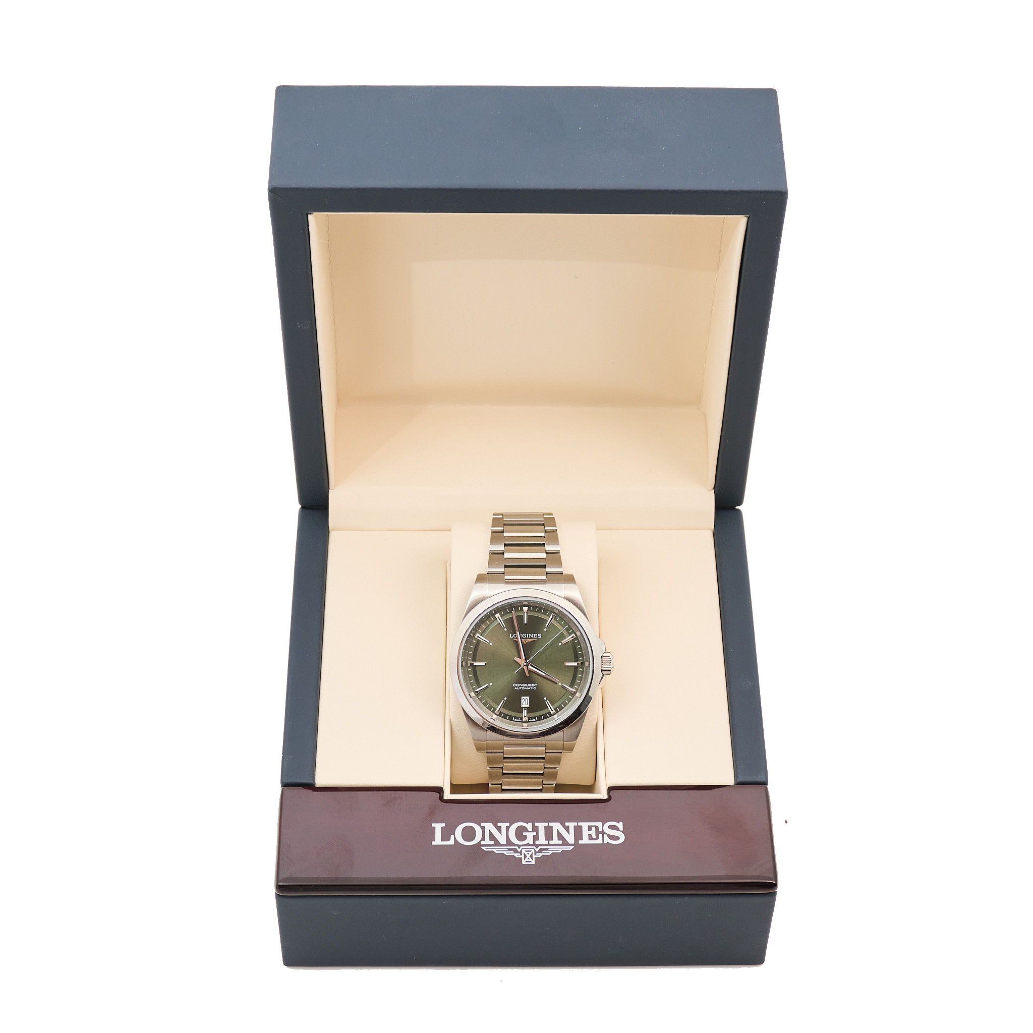 Longines Conquest Automatic Green Dial Watch
