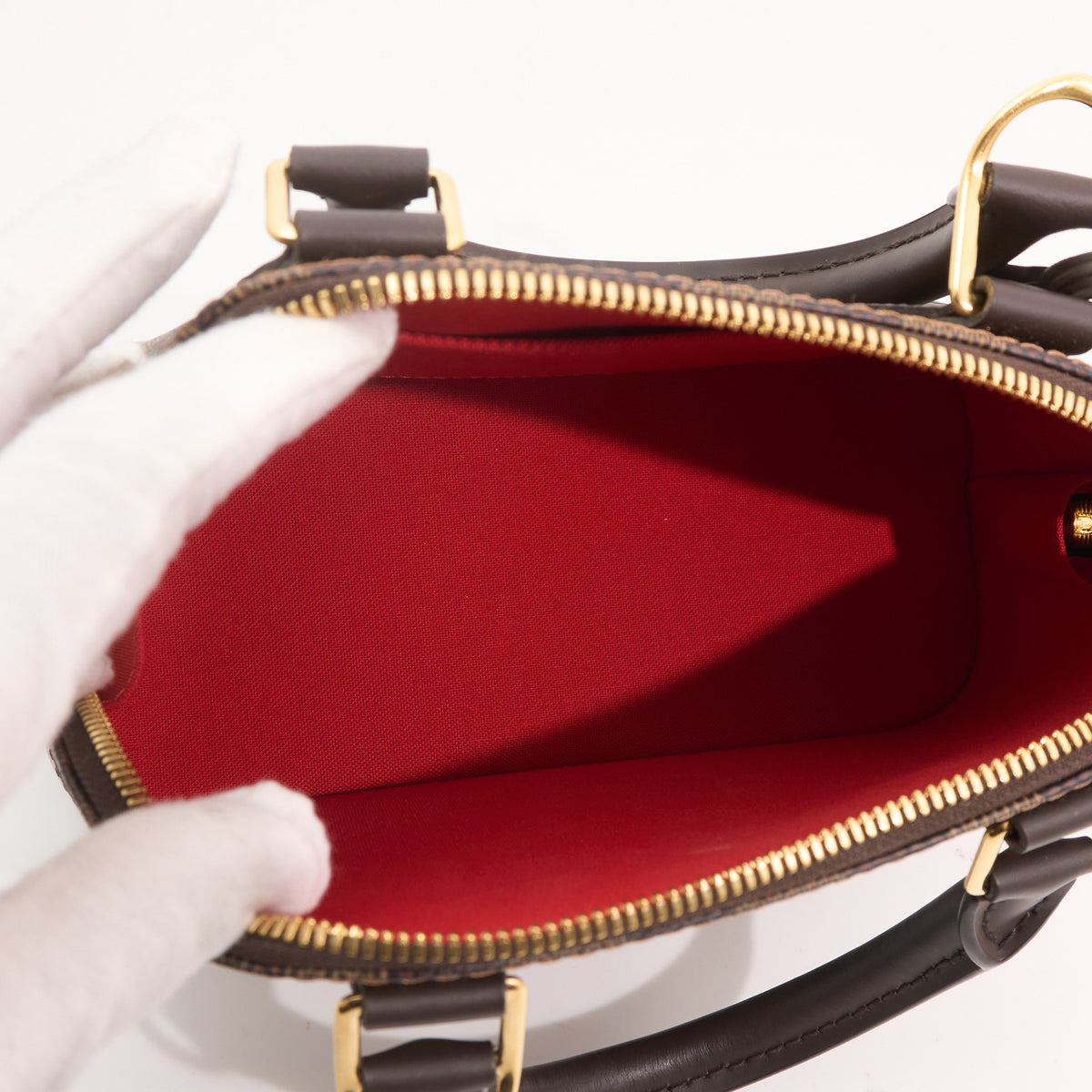 Louis Vuitton Alma BB Damier Ebene Bag
