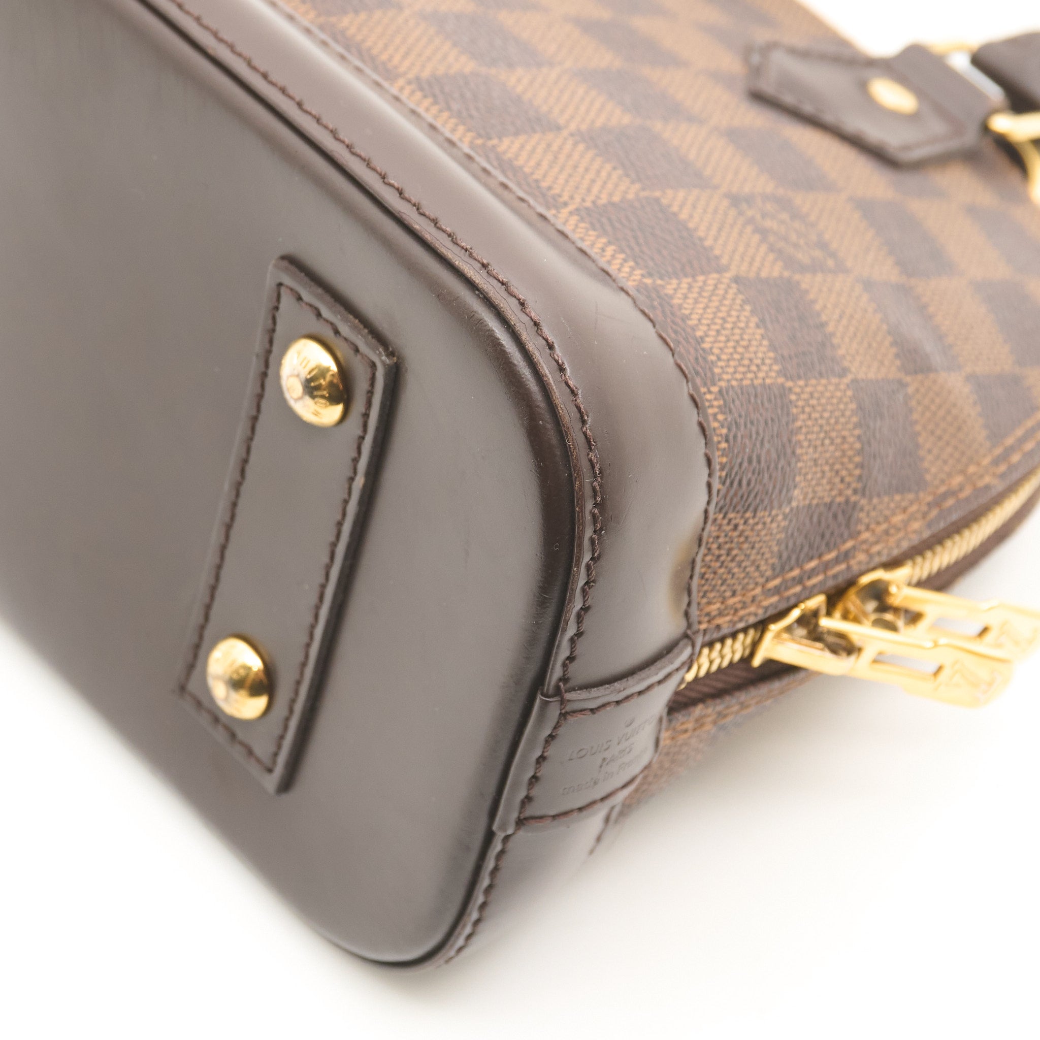 Louis Vuitton Alma BB Damier Ebene Bag