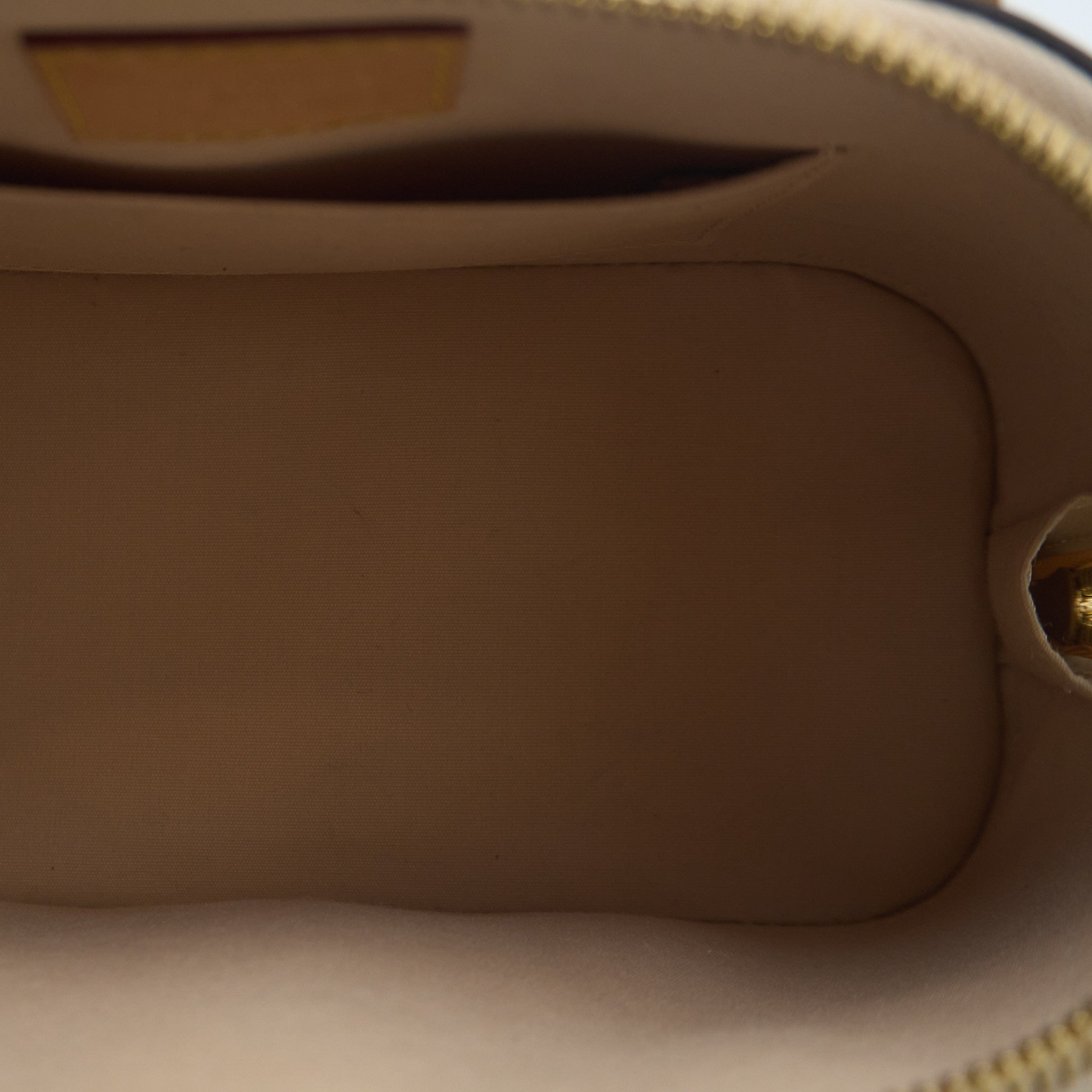 Louis Vuitton Alma BB Monogram Mustard Vernis Leather