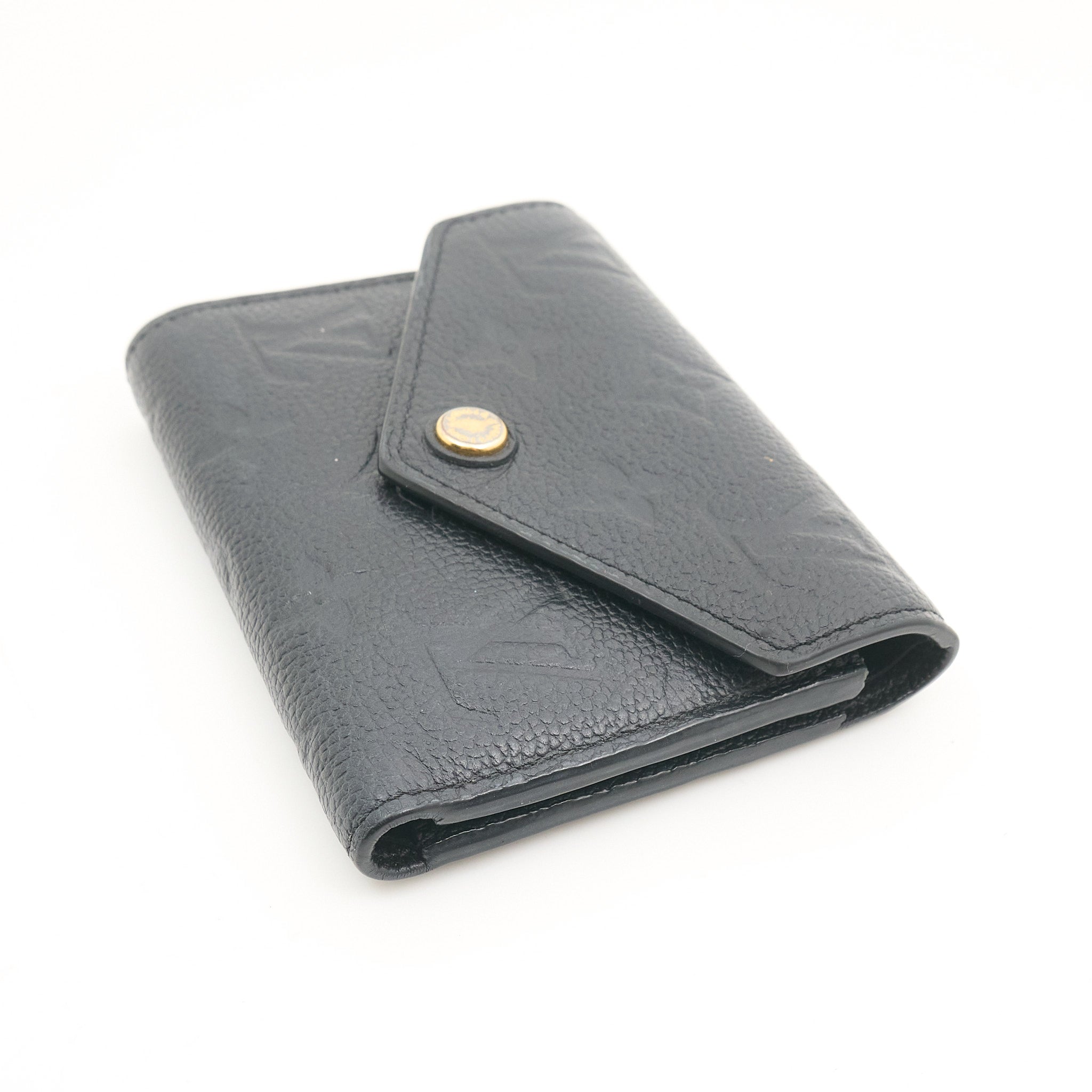 Louis Vuitton Black Empreinte Leather Wallet