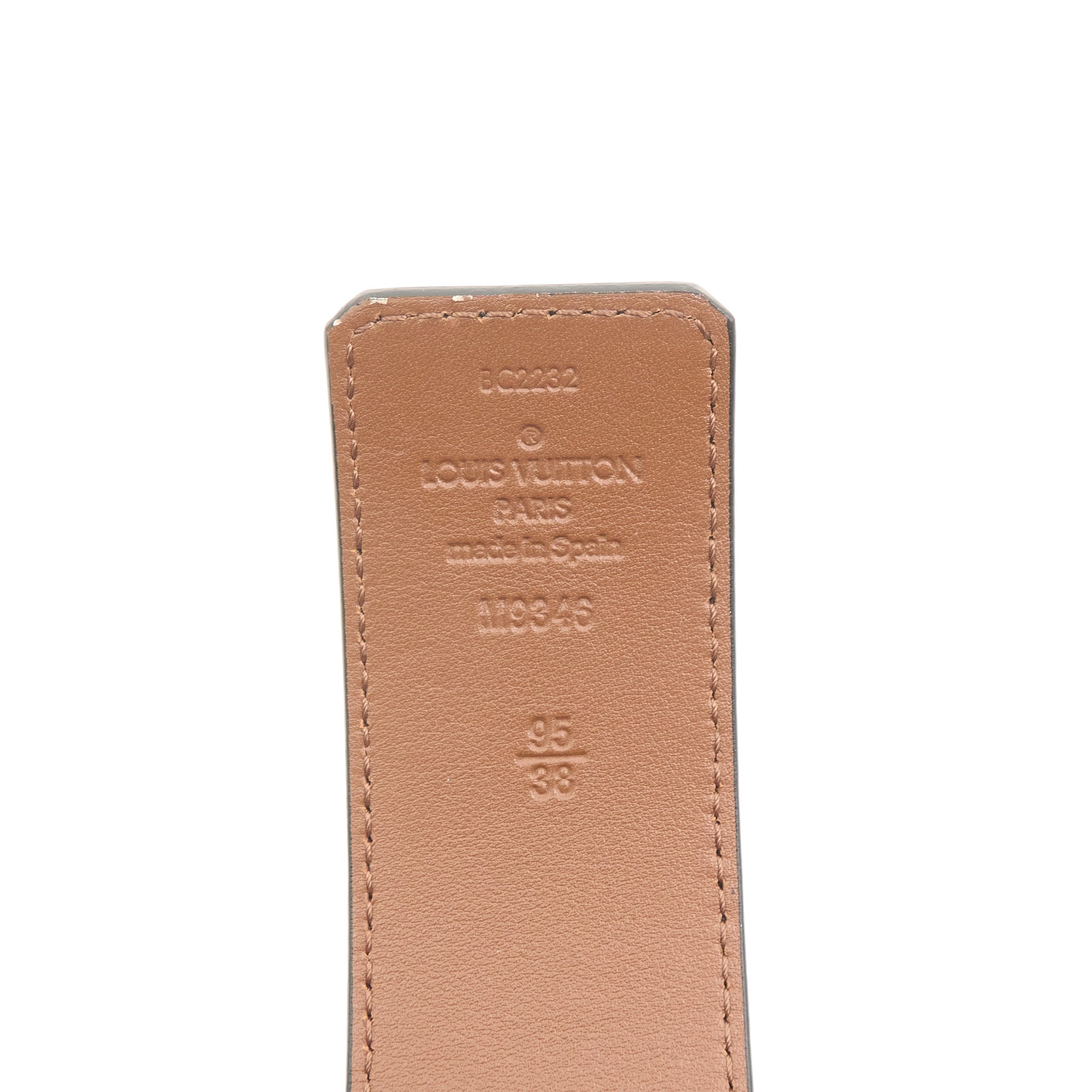 Louis Vuitton Black Monogram Belt