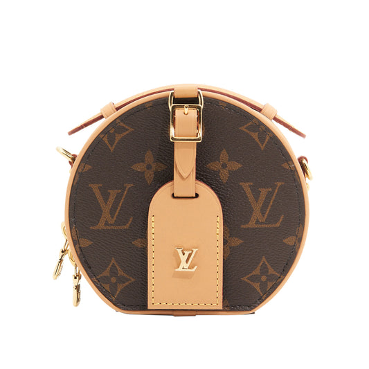 Louis Vuitton Canvas Mini Boite in Brown Monogram GHW