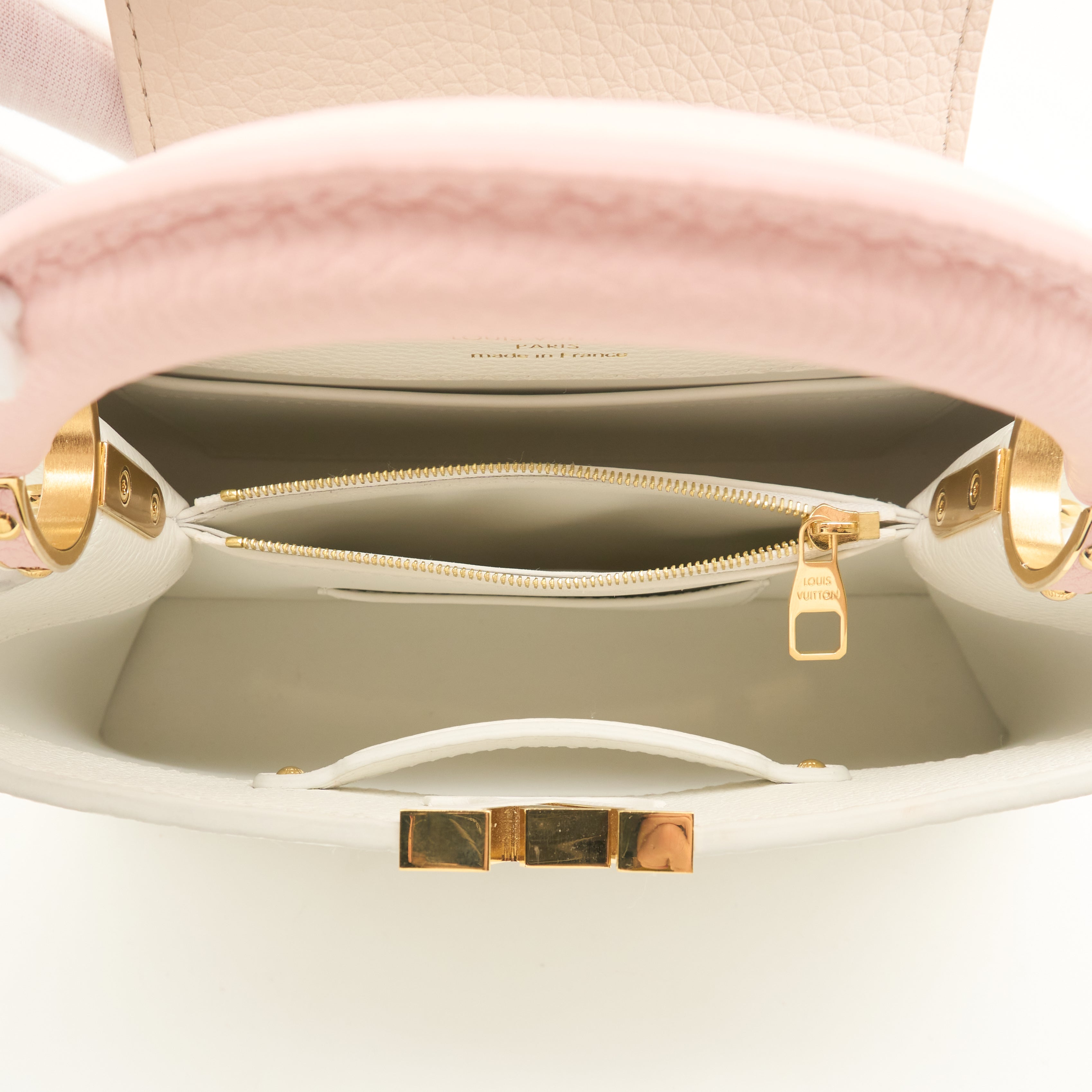 Louis Vuitton Capucines BB Snow White Taurillon Leather