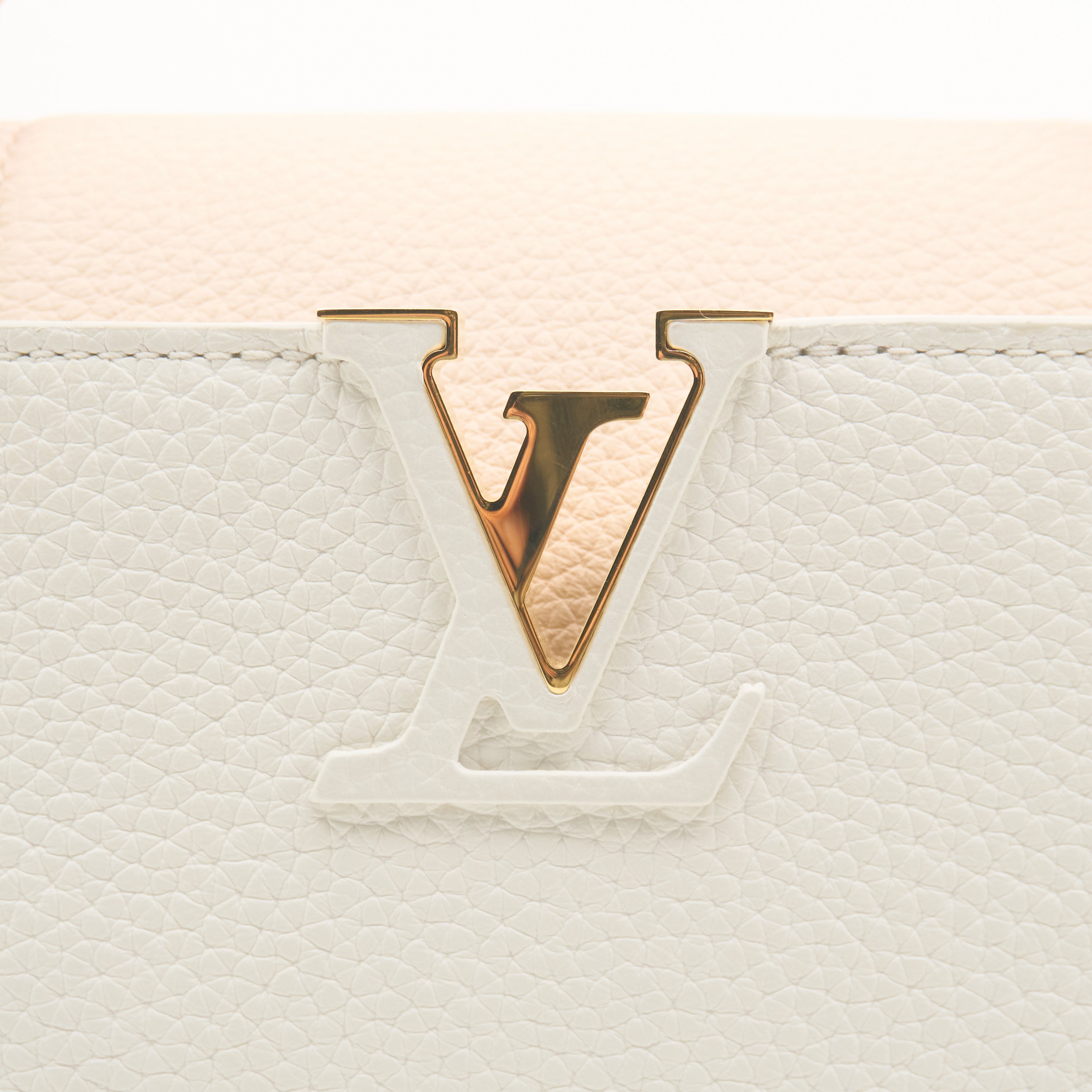 Louis Vuitton Capucines BB Snow White Taurillon Leather