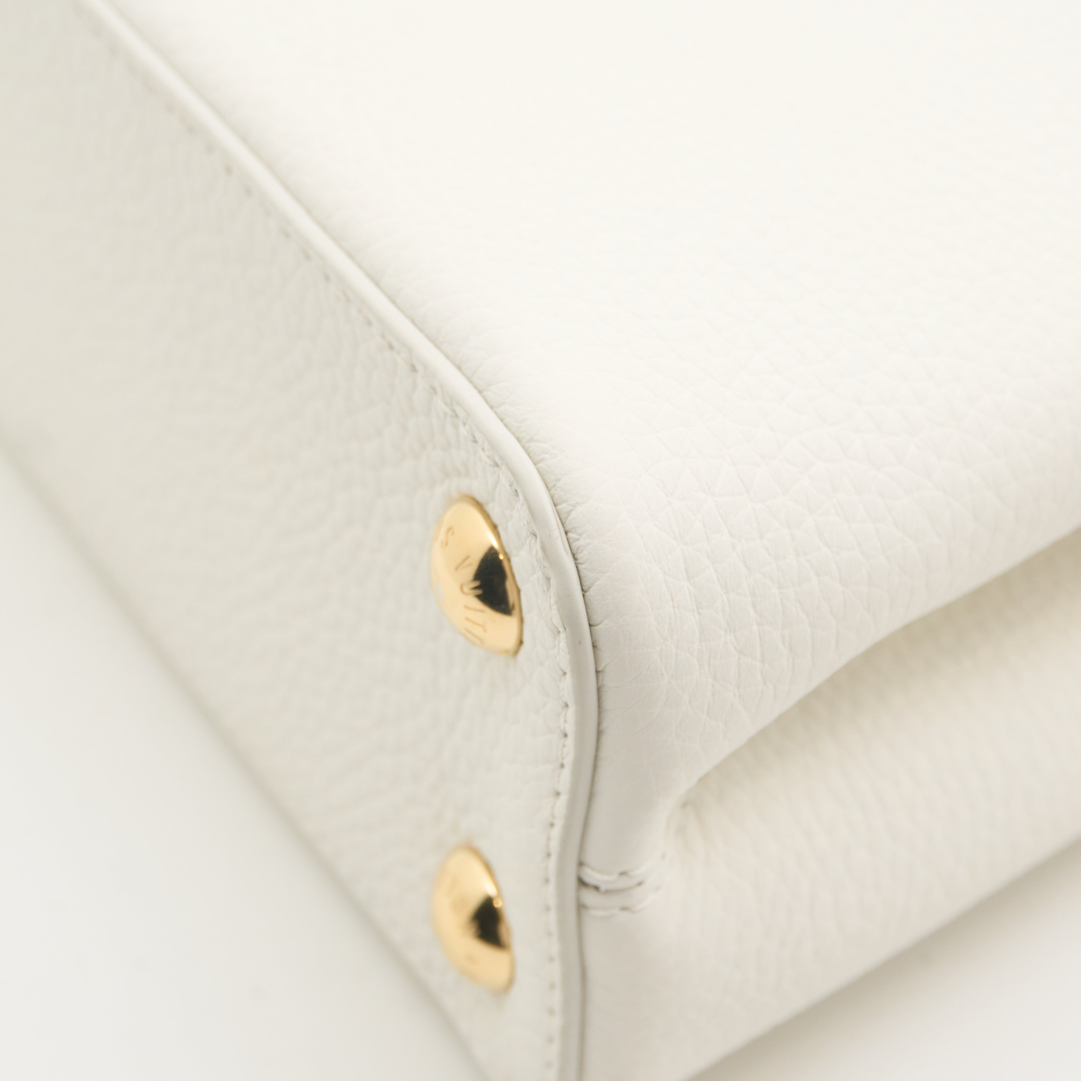 Louis Vuitton Capucines BB Snow White Taurillon Leather