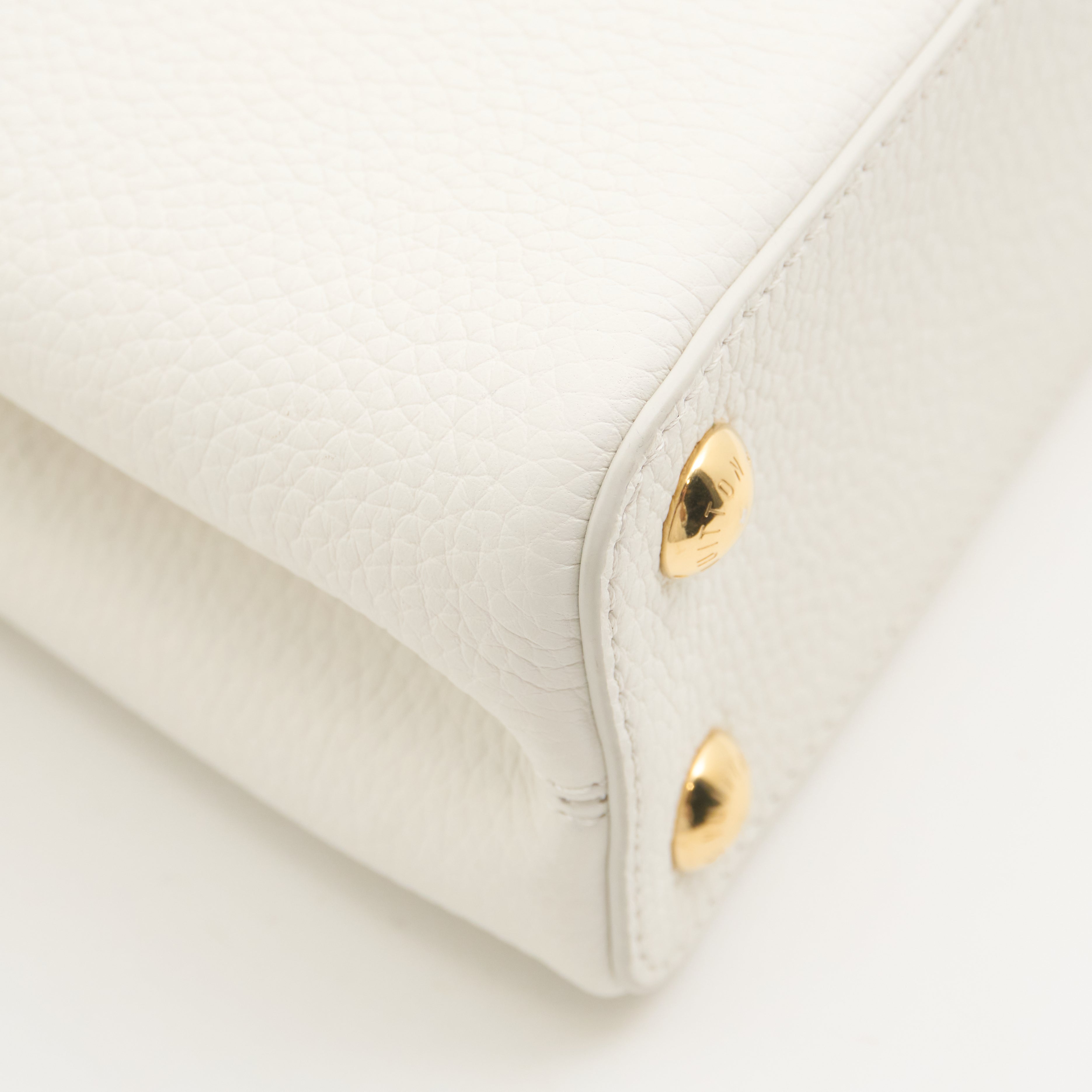 Louis Vuitton Capucines BB Snow White Taurillon Leather