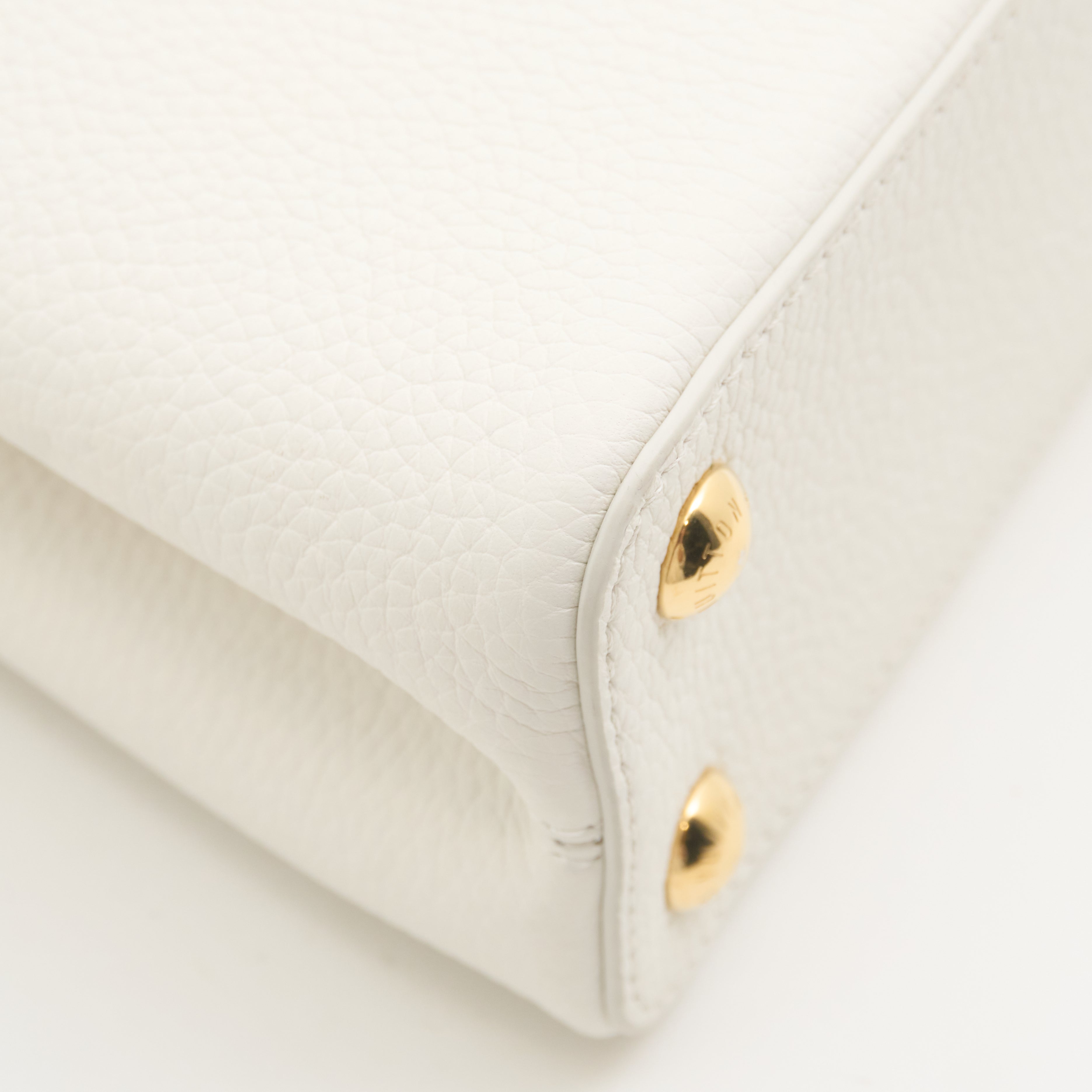 Louis Vuitton Capucines BB Snow White Taurillon Leather