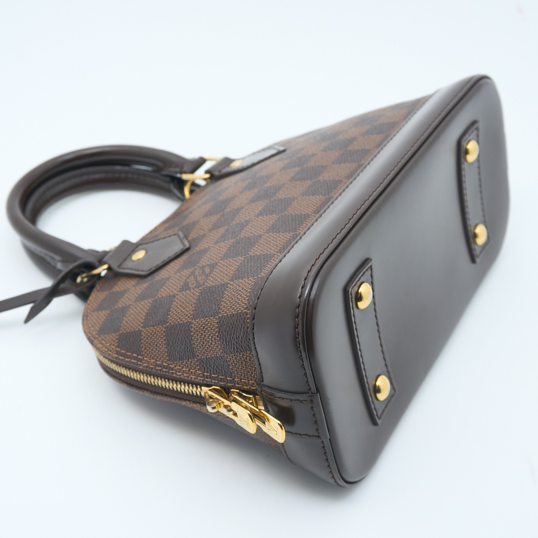 Louis Vuitton Alma BB Bag in Damier Ebene