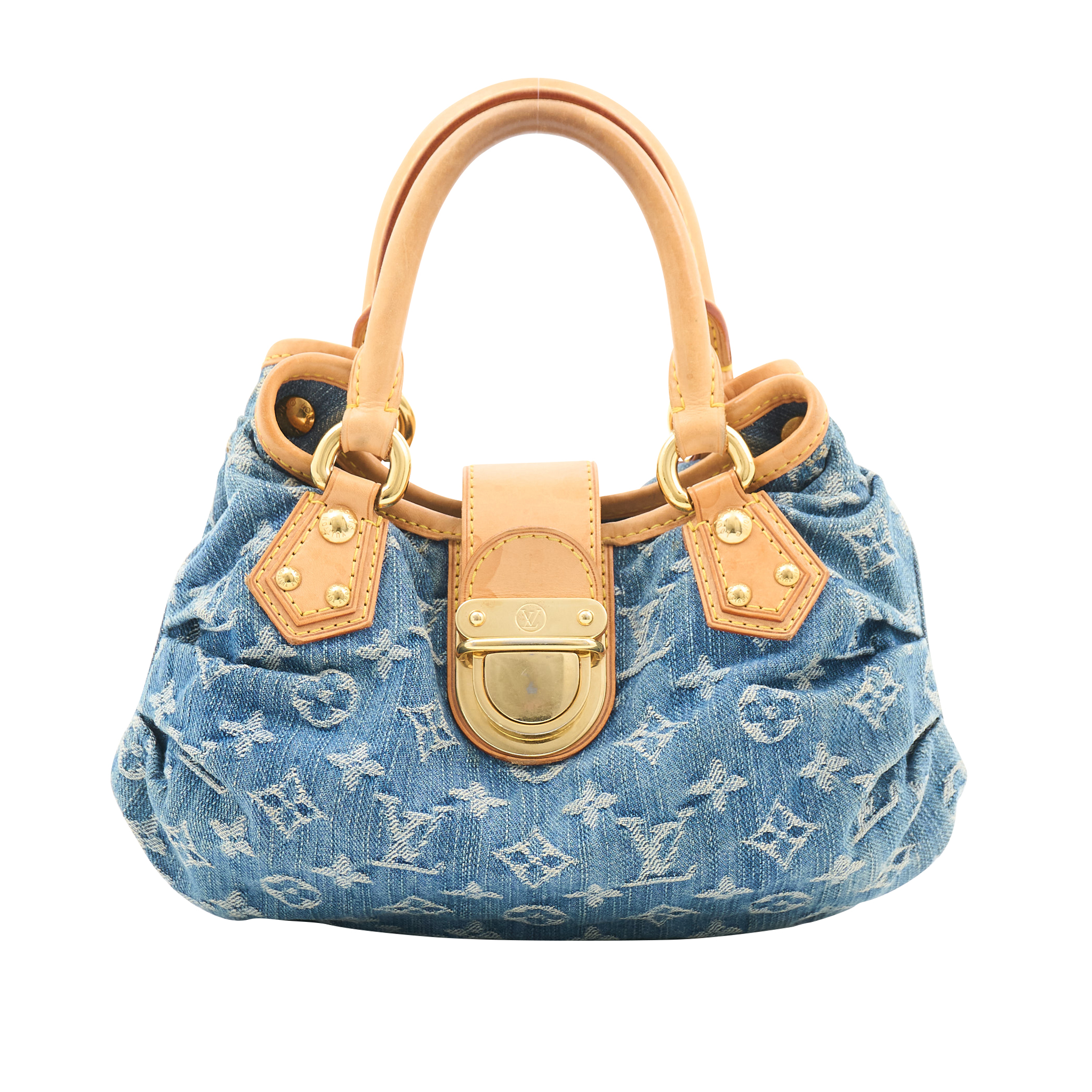 Louis Vuitton 2005 Mini Pleaty Demin Bag