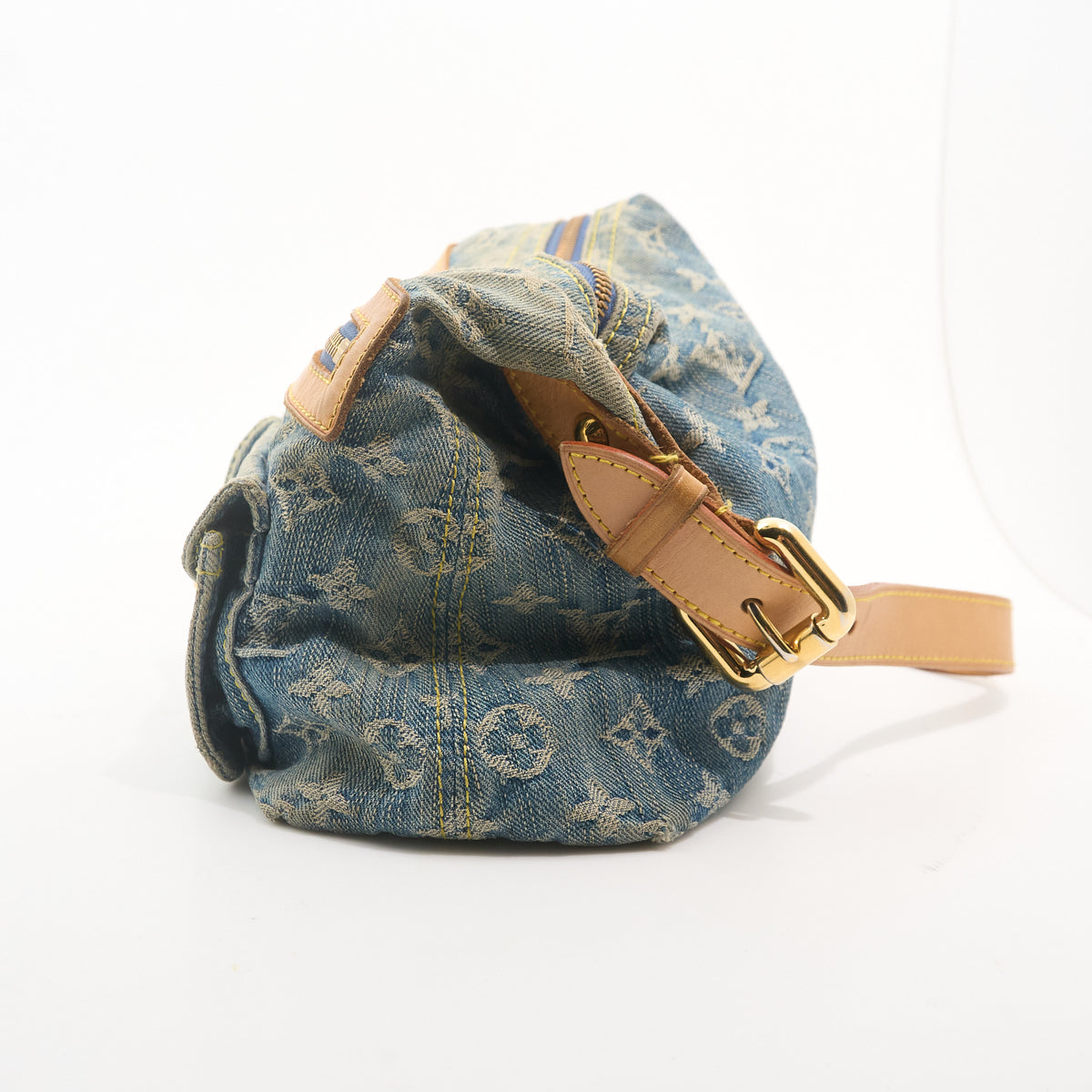 Louis Vuitton Vintage Denim Baggy PM Shoulder Bag