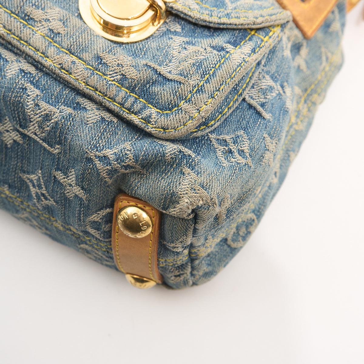Louis Vuitton Vintage Denim Baggy PM Shoulder Bag