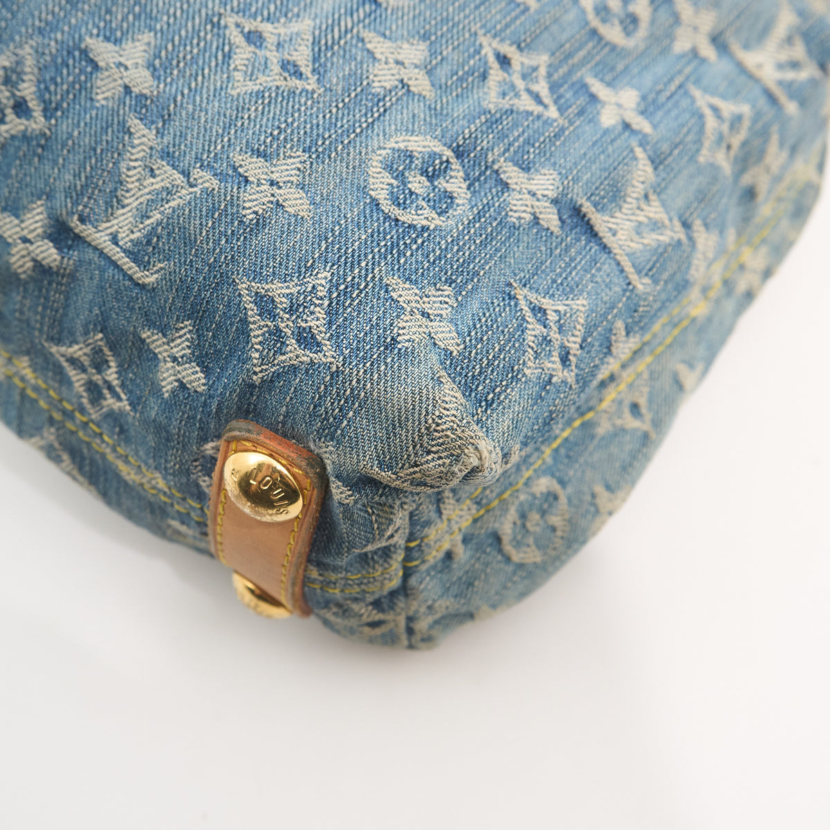 Louis Vuitton Vintage Denim Baggy PM Shoulder Bag