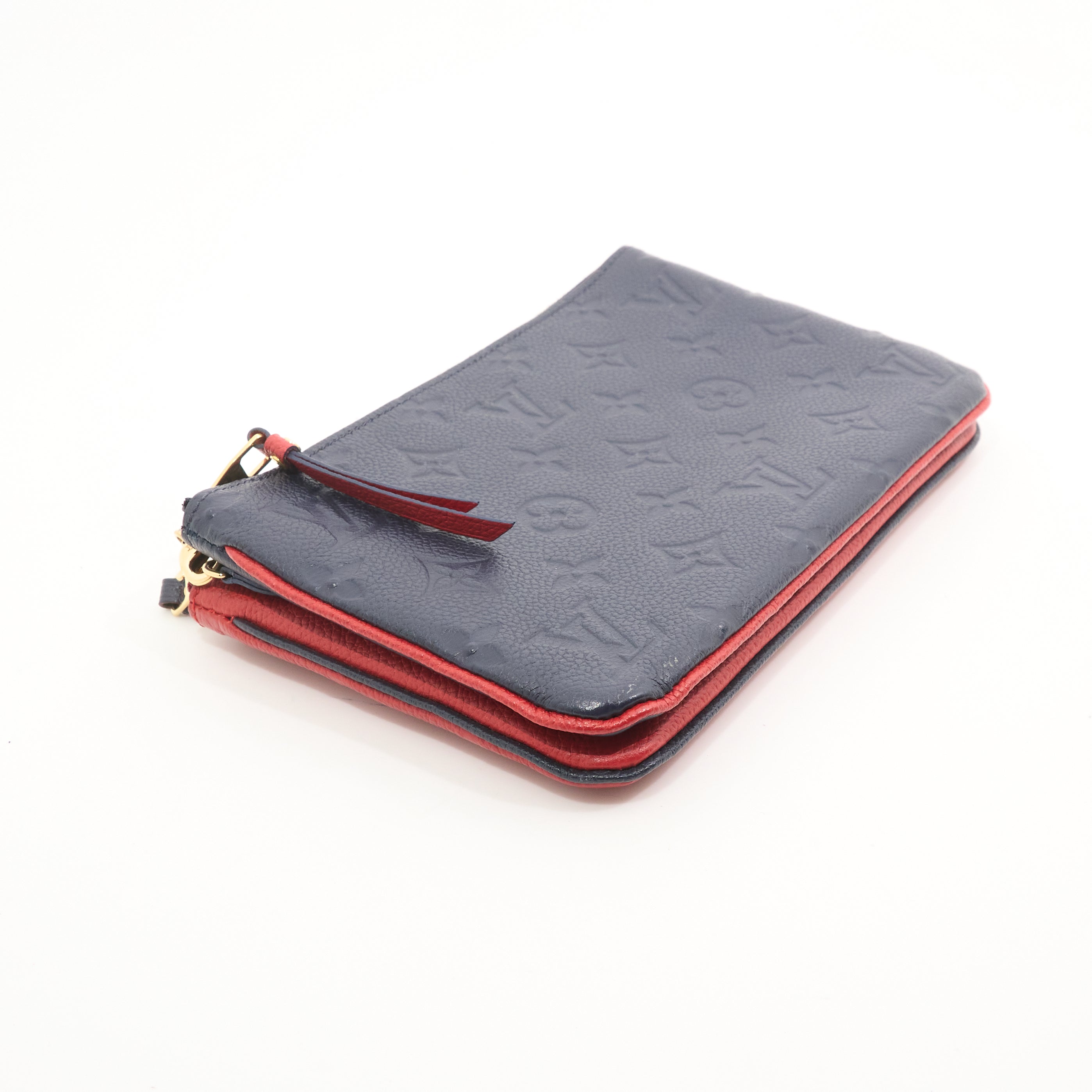 Louis Vuitton Pochette Double Zip Monogram Empriente Bag