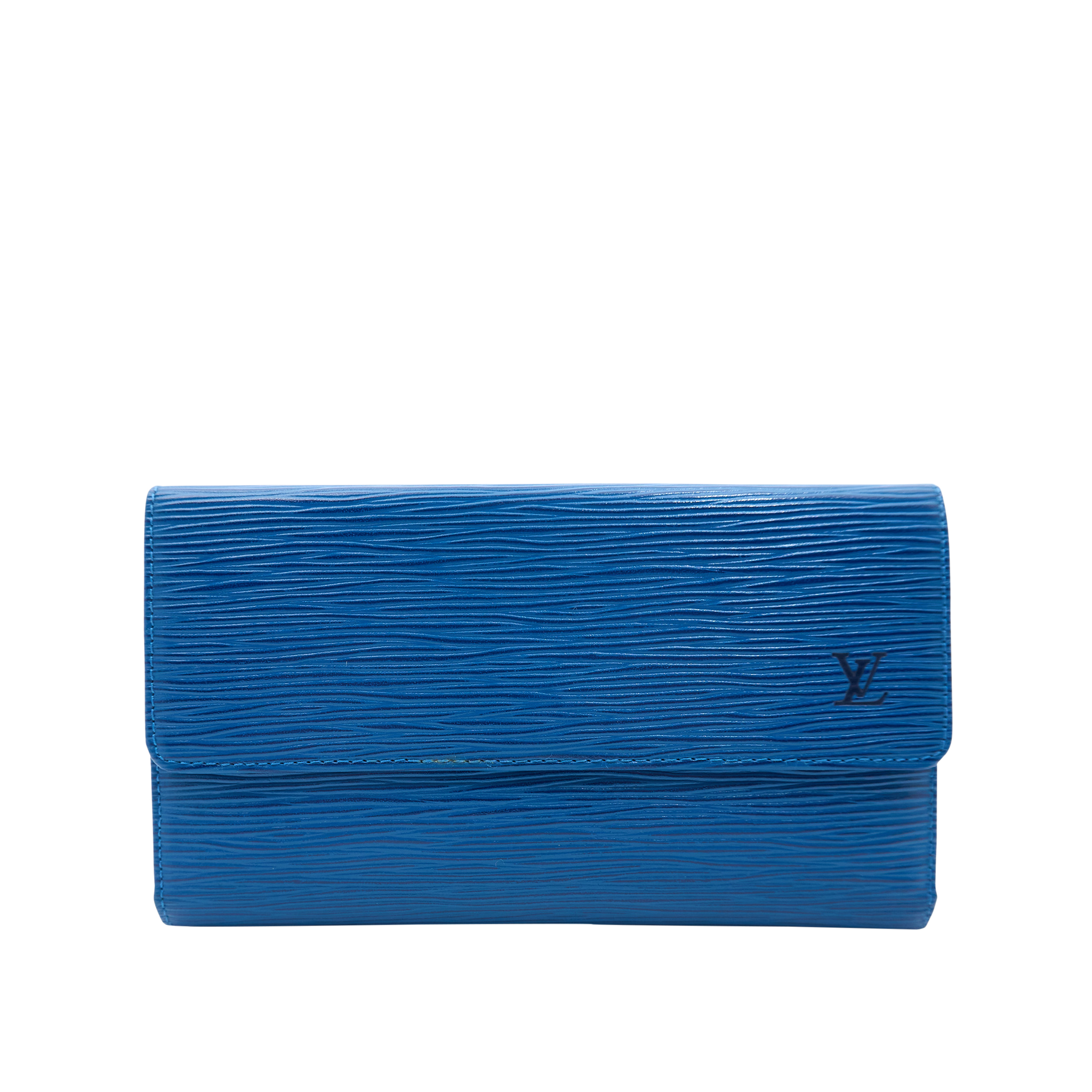 Louis Vuitton Epi Toledo Blue Wallet