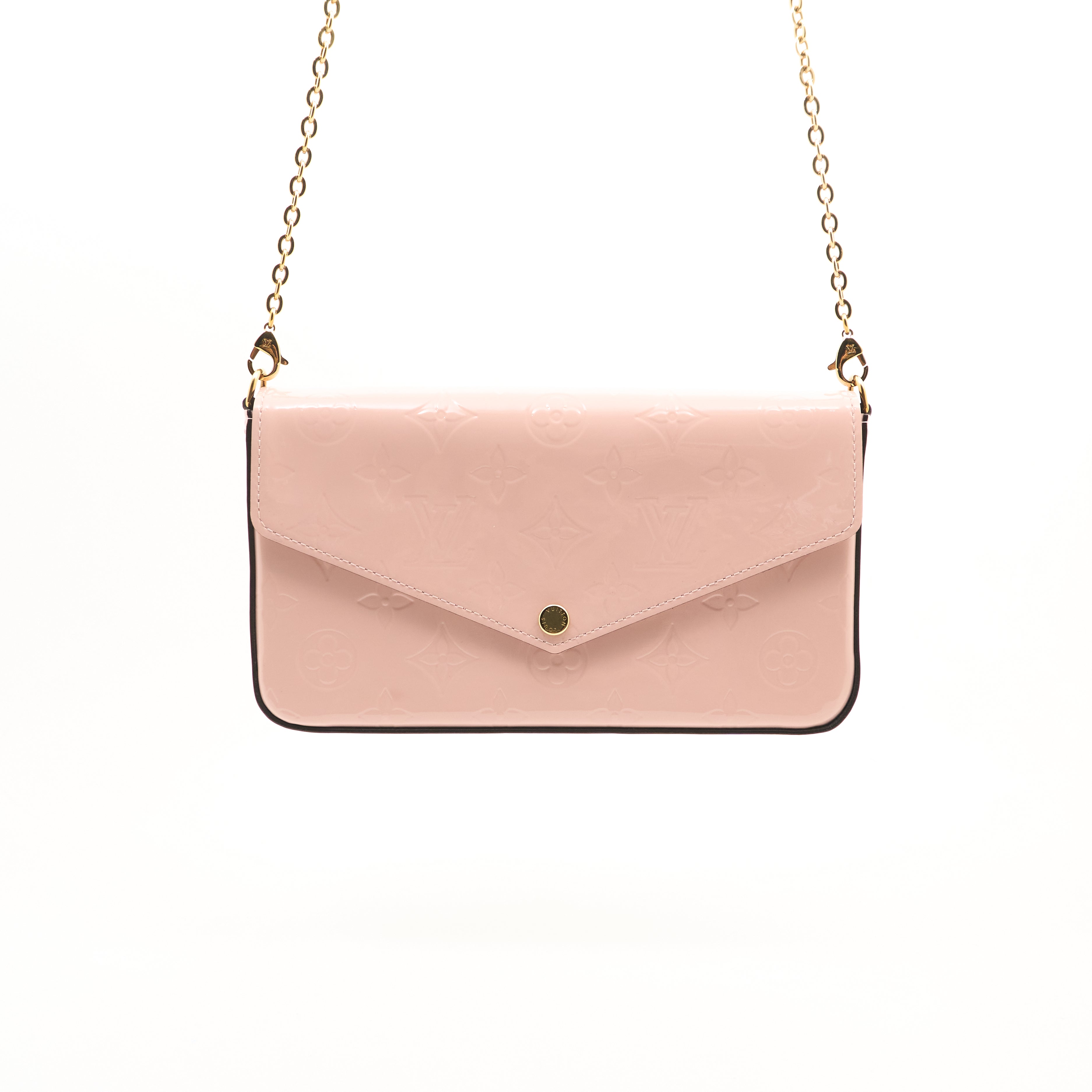 Louis Vuitton Félicie Pochette Pink Vernis